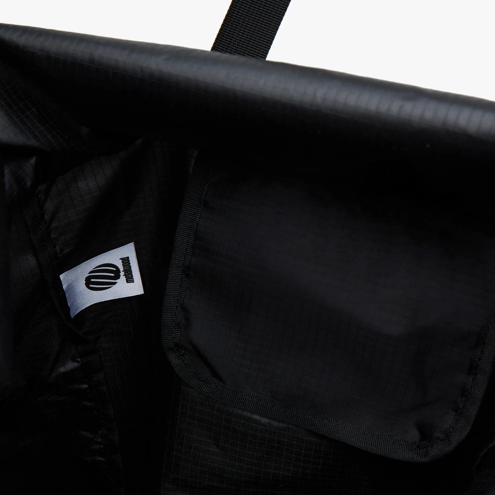 Metalwood Pocketable Tote / Black - Image 4