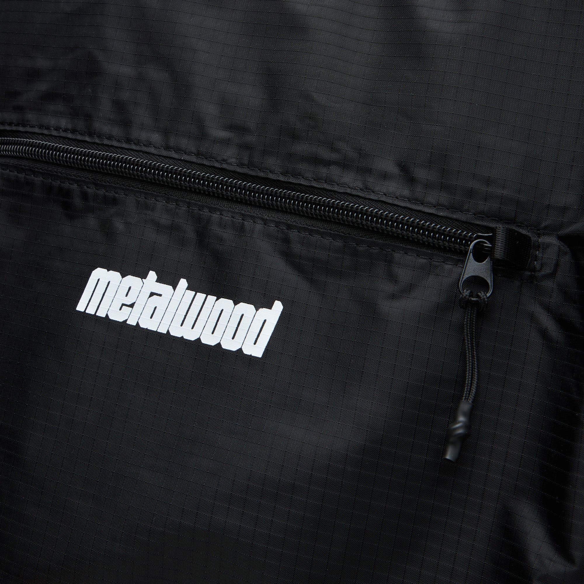 Metalwood Pocketable Tote / Black - Image 5