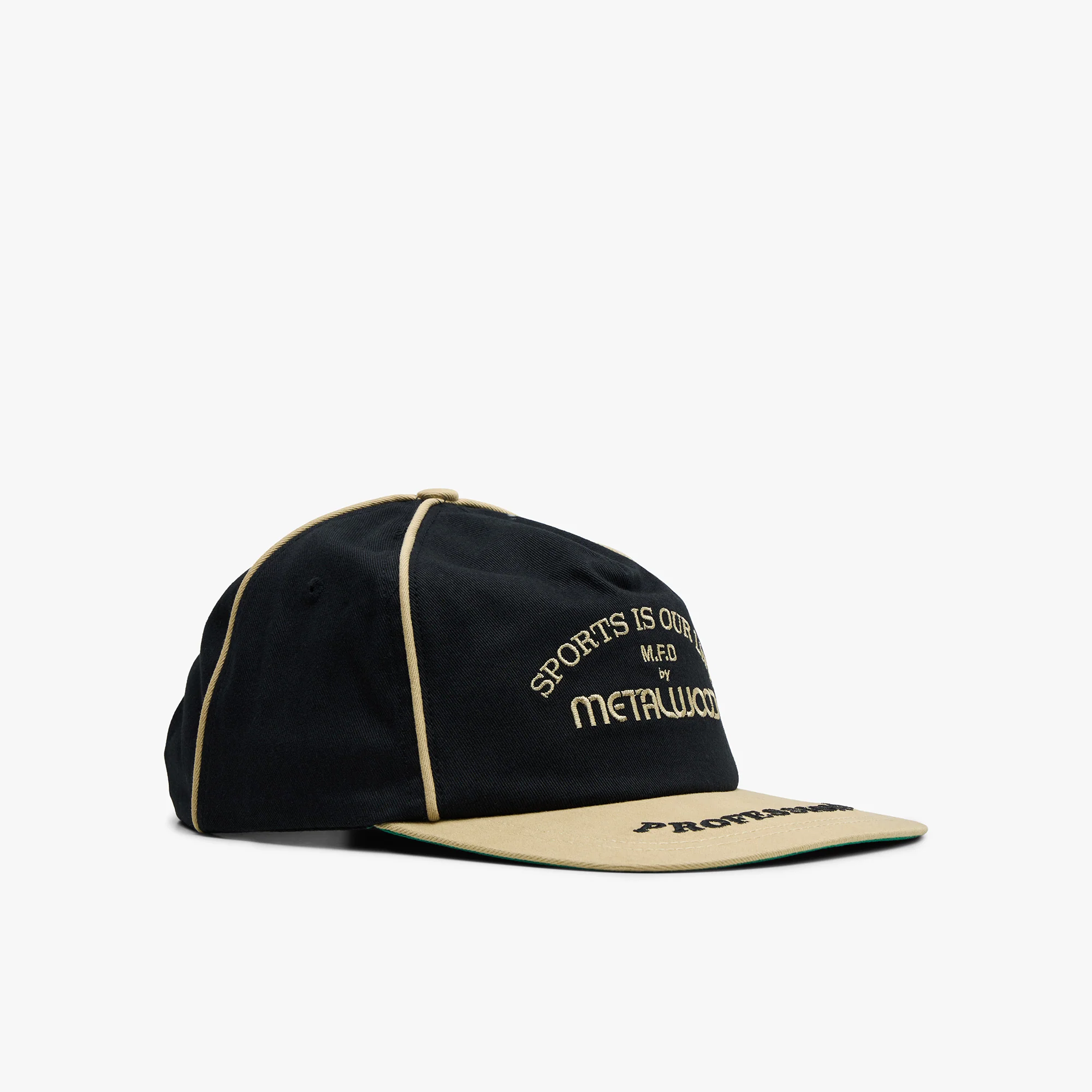 Metalwood Professional Piping Snapback Hat / Black - Image 4