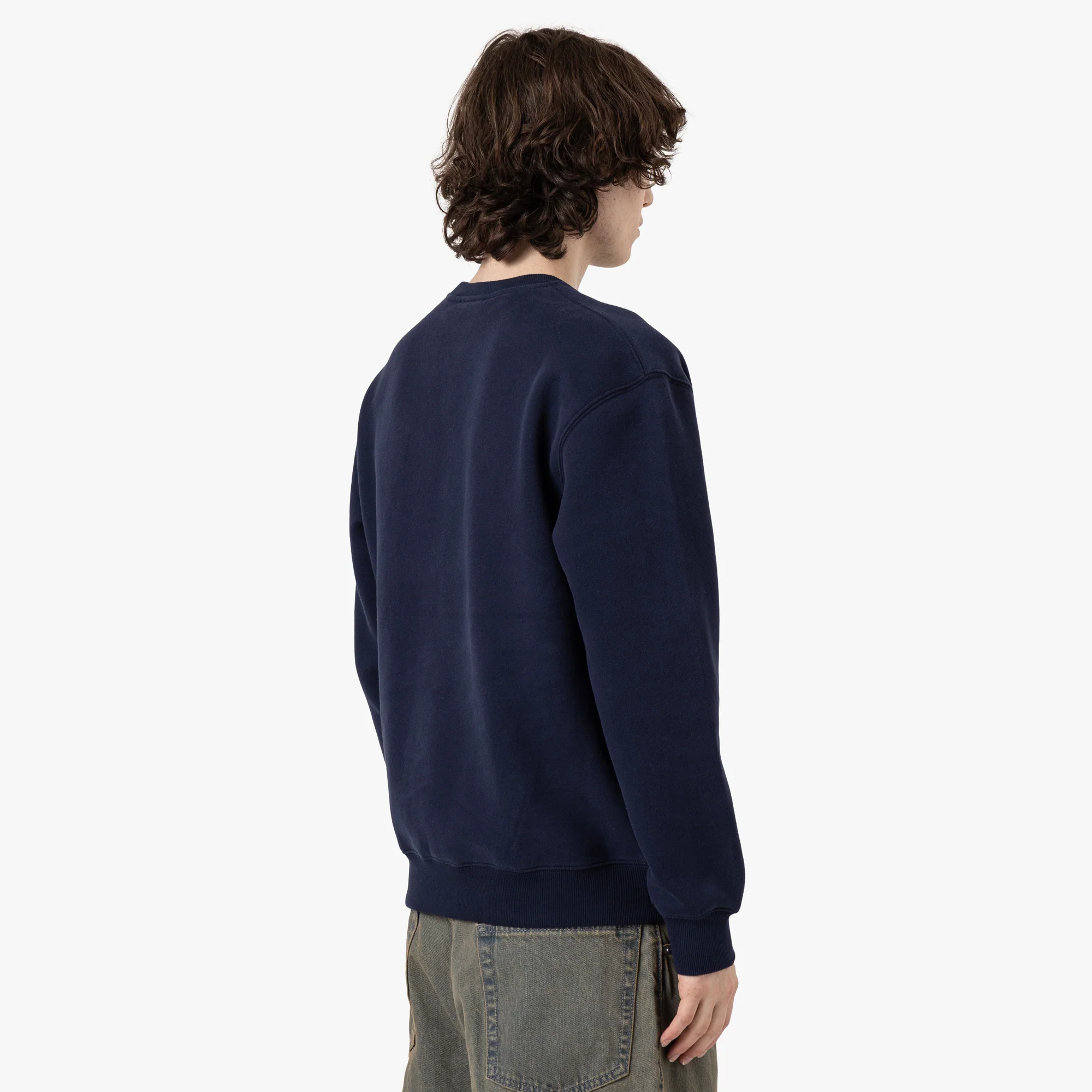 Metalwood Roosevelt Crewneck Sweatshirt / Navy - Image 3