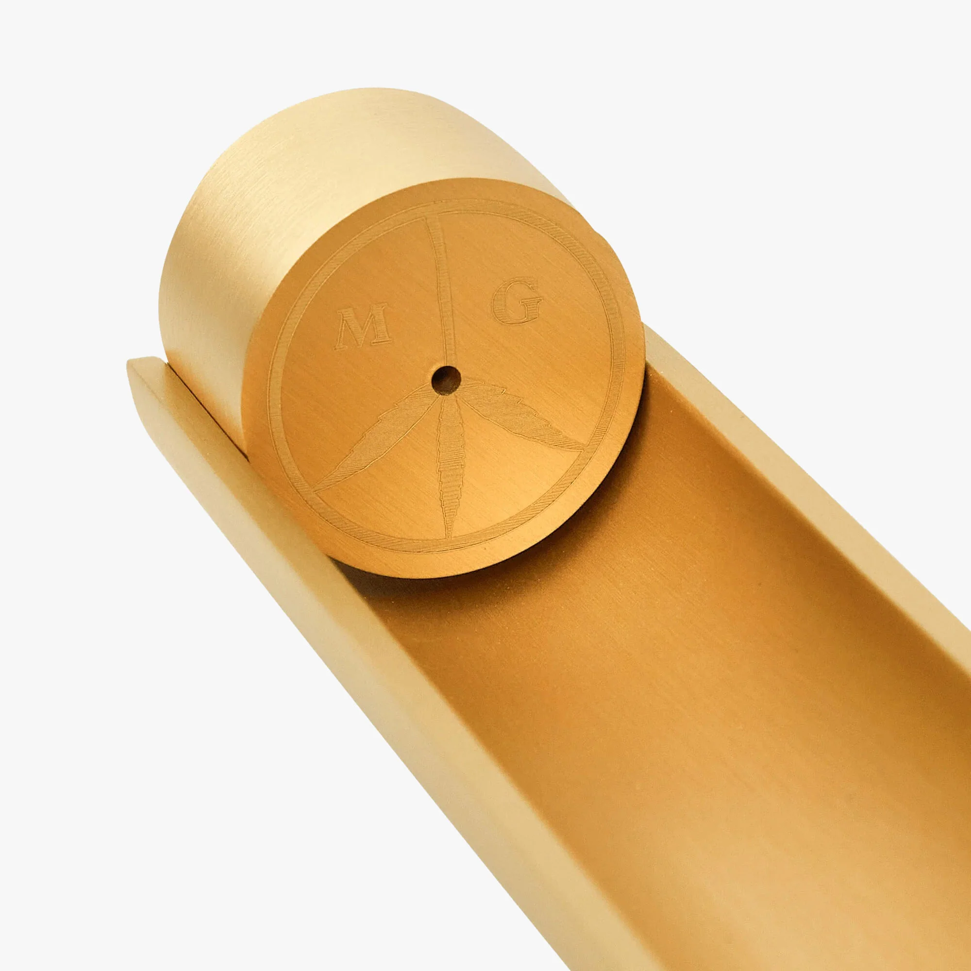 Mister Green Peace Logo Cylinder Burner / Brass - Image 4