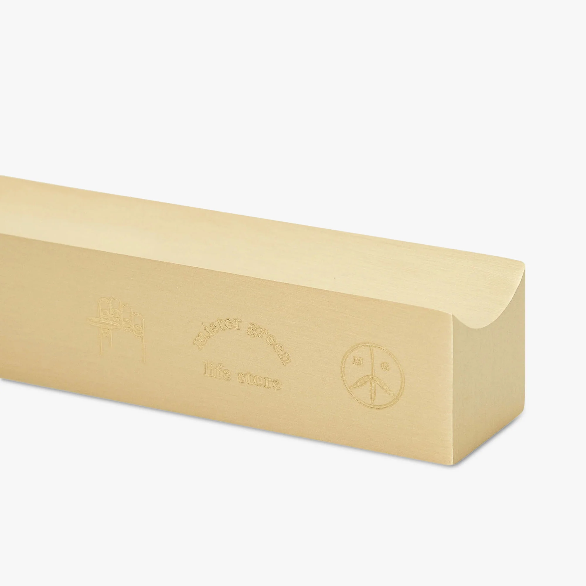 Mister Green Trifecta Logo Bar Burner / Brass - Image 4
