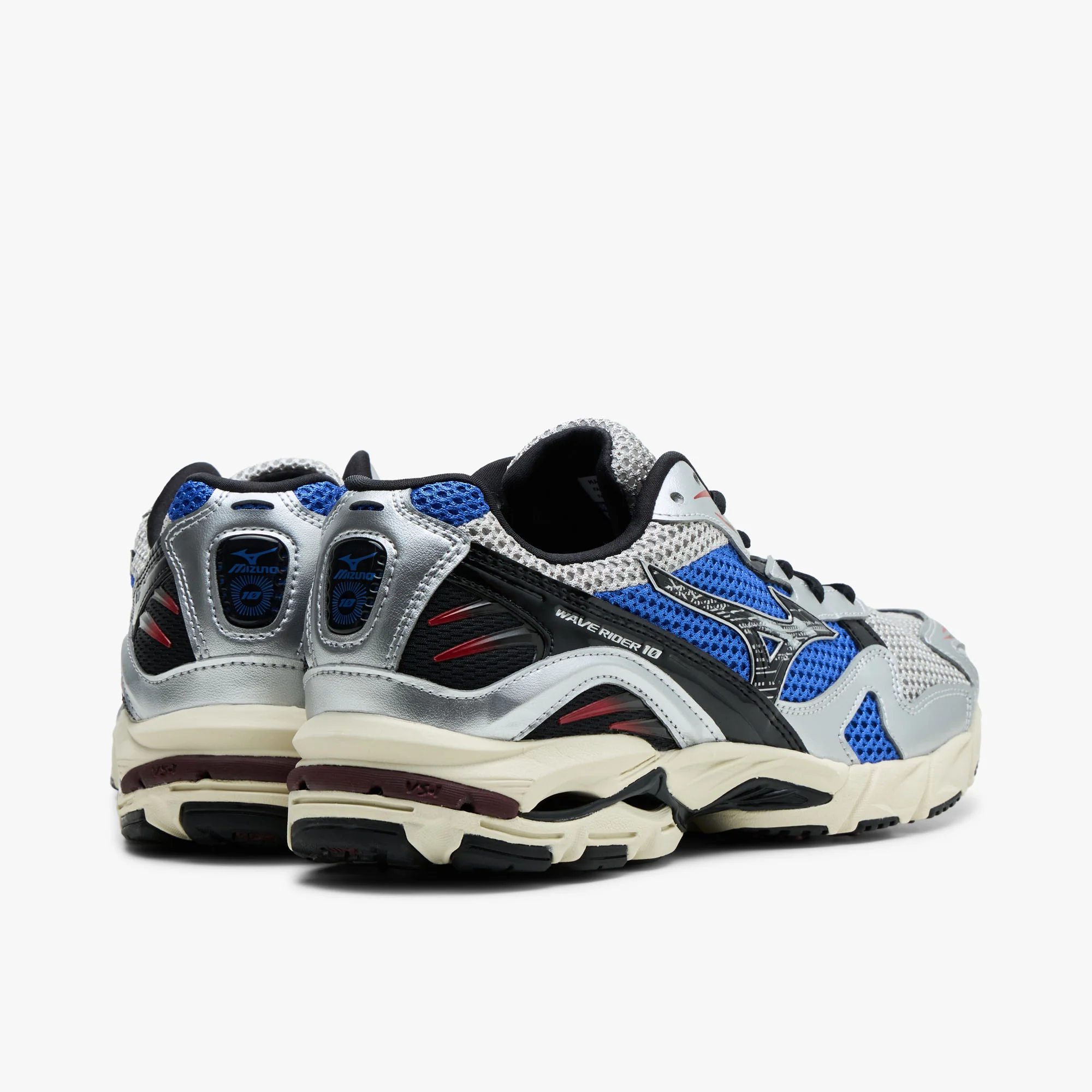 Mizuno Wave Rider 10 Sport Harbor Mist / Black - Dazzling Blue - Image 4