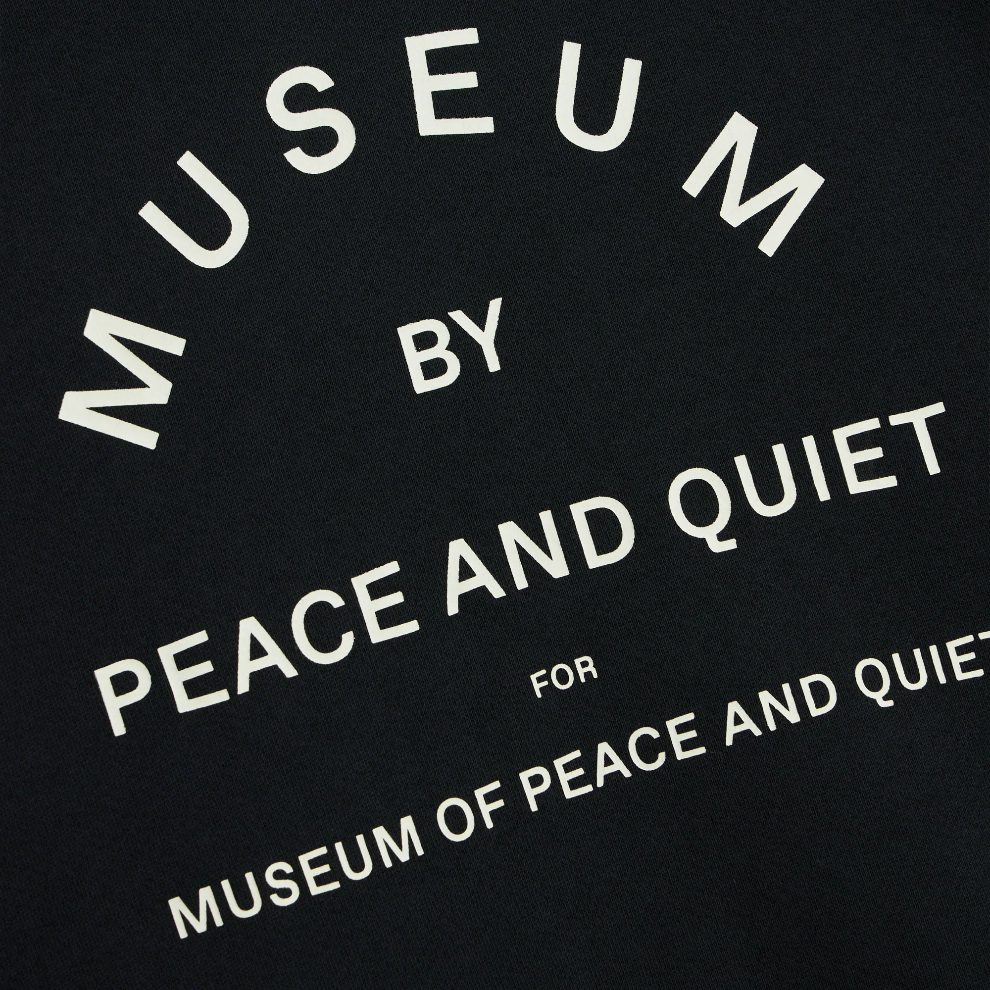 Museum of Peace and Quiet Museum By PQ Crewneck / Black - Image 3