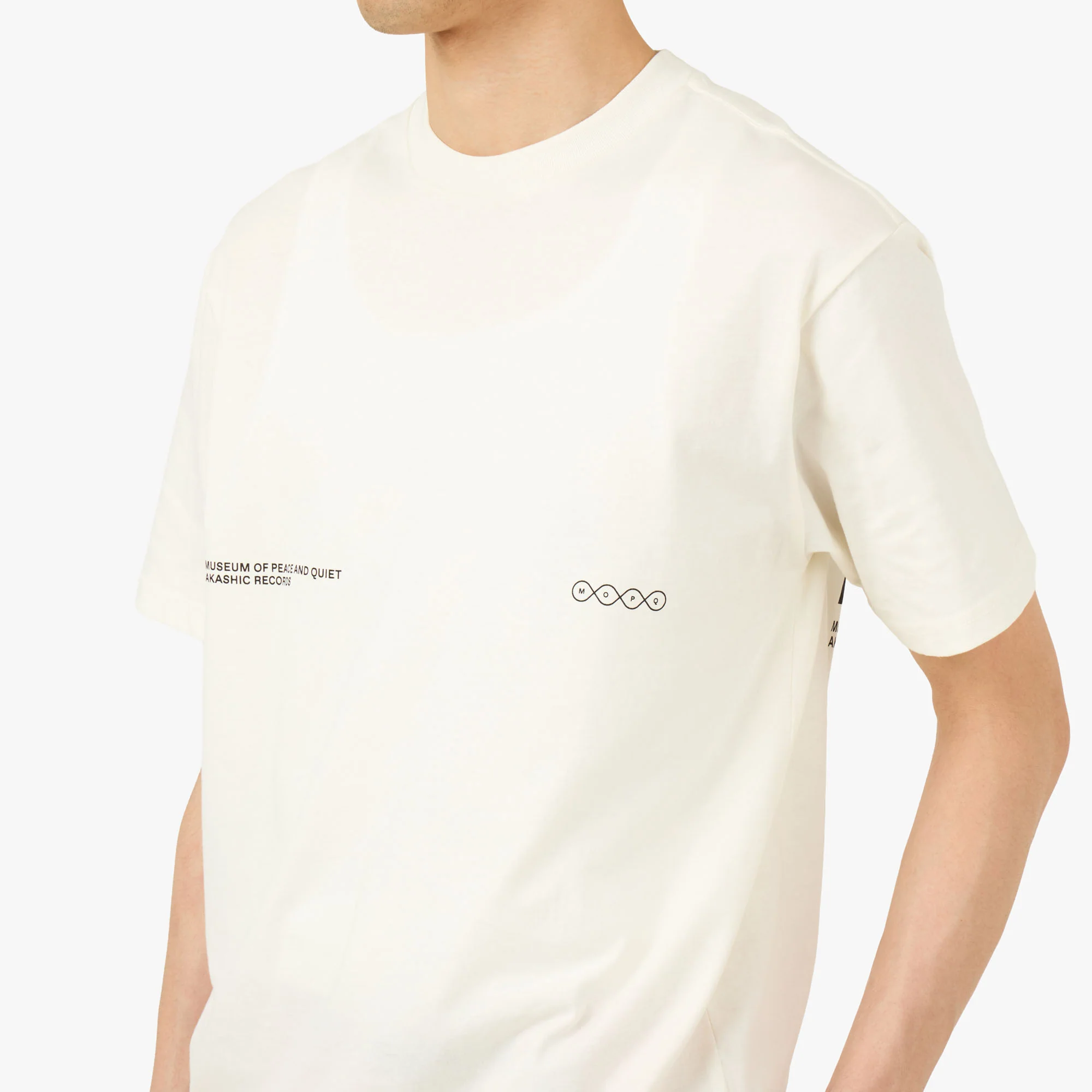 Museum Of Peace & Quiet Sound Waves T-Shirt White - Image 4