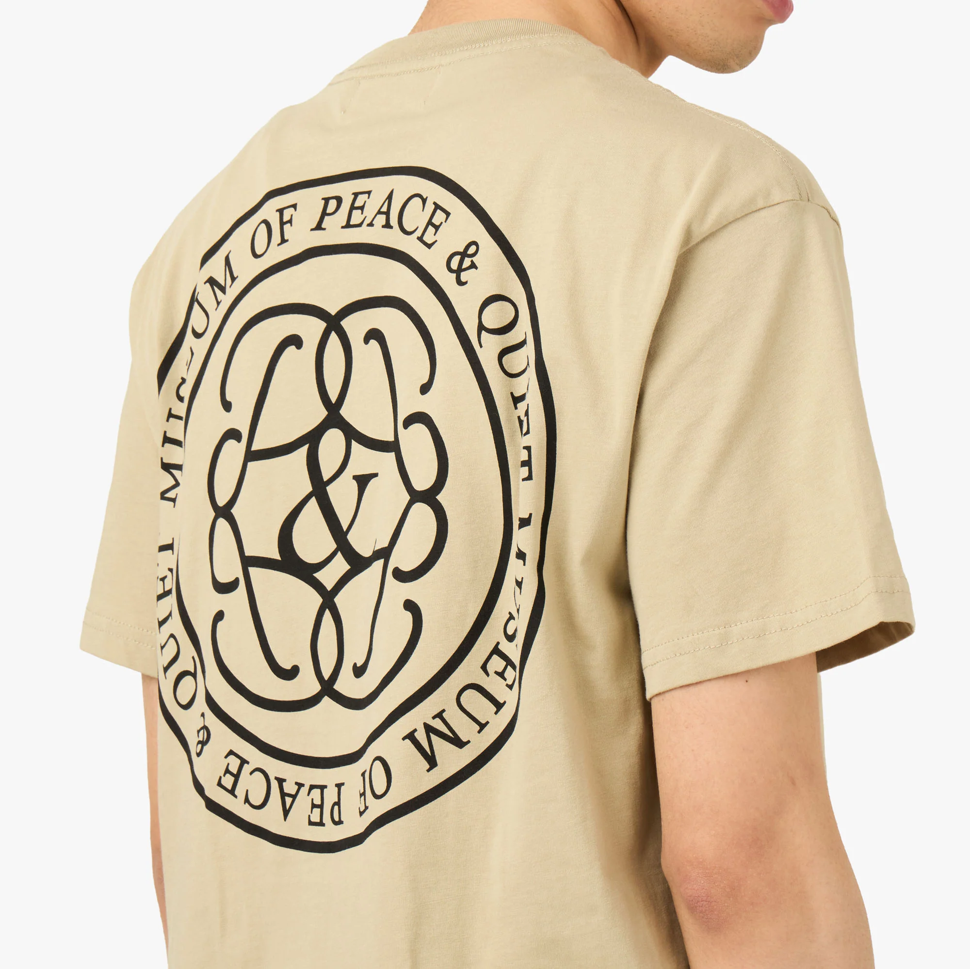 Museum Of Peace & Quiet Symbol T-shirt Tan - Image 5
