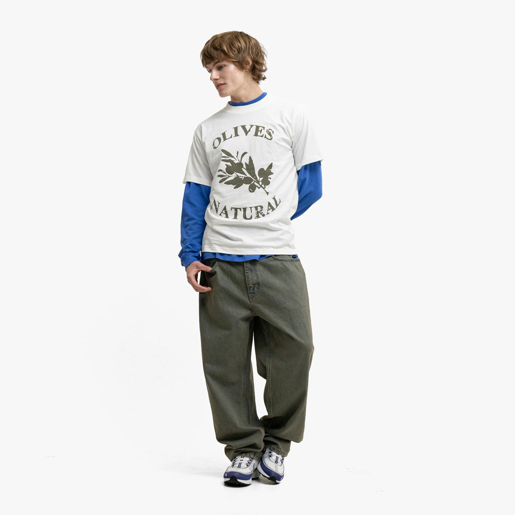 Museum Of Peace & Quiet Olives T-Shirt White - Image 6
