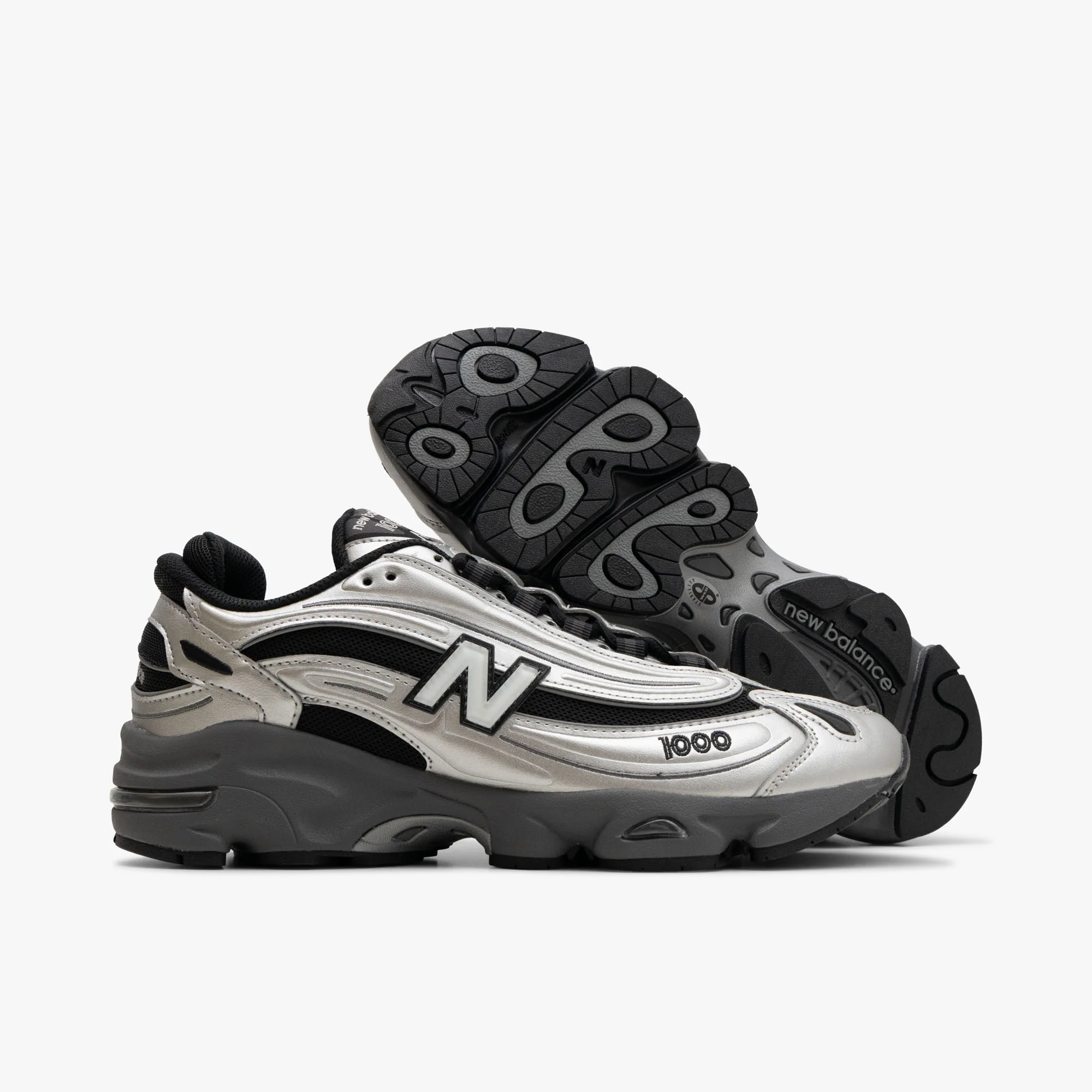 New Balance M1000 Silver Metallic / Black - Image 2
