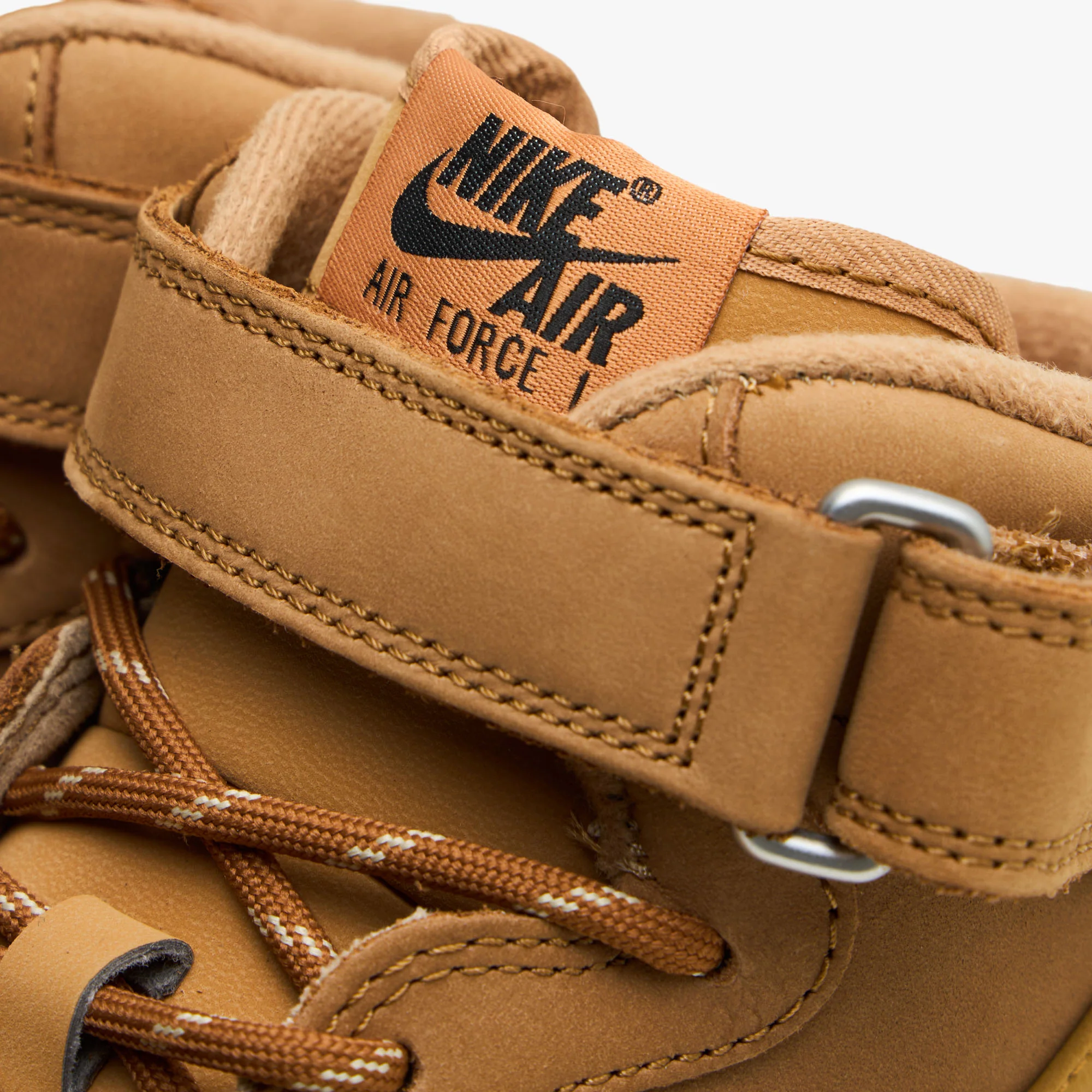 Nike Air Force 1 Mid '07 Flax / Wheat – Gum Light Brown - Image 7