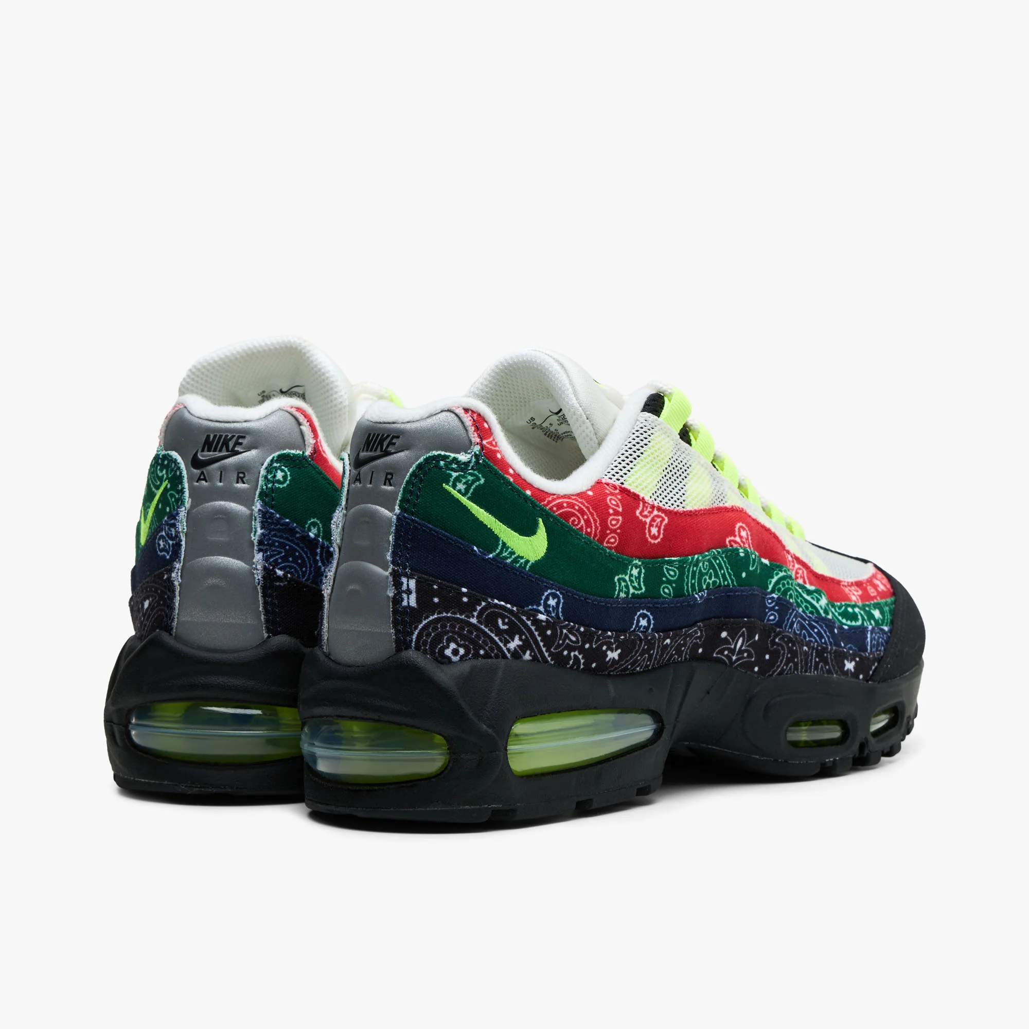 Nike Air Max 95 Big Bubble Sail / Volt - University Red - Image 4