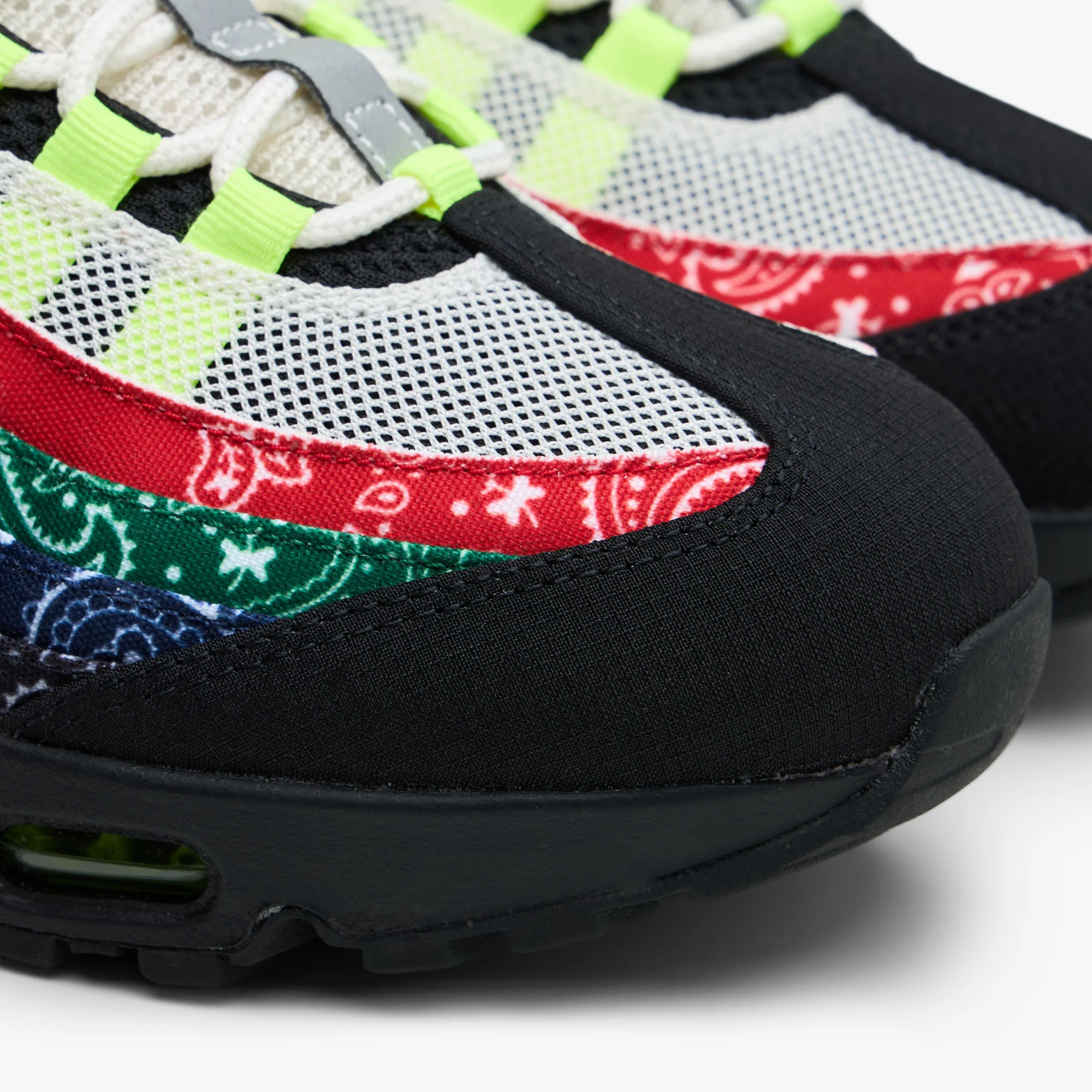 Nike Air Max 95 Big Bubble Sail / Volt - University Red - Image 6
