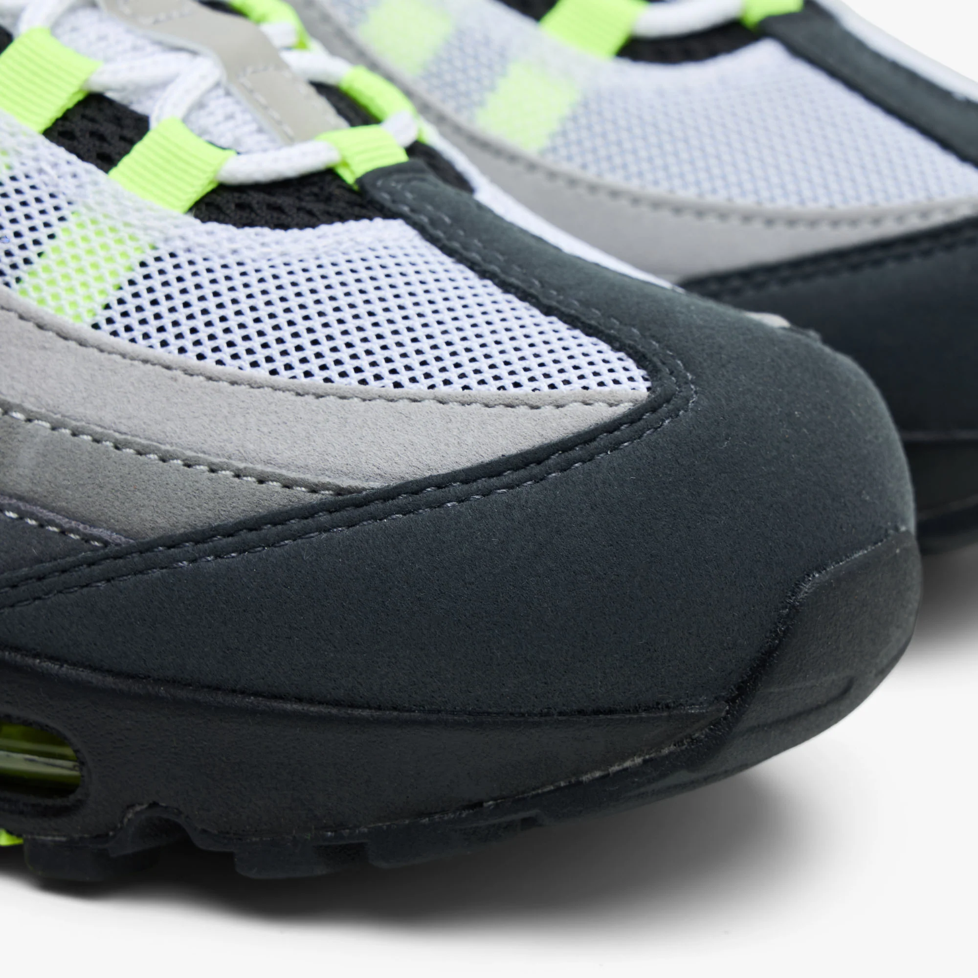 Nike Air Max 95 OG Black / Neon Yellow - Cool Grey - Image 6