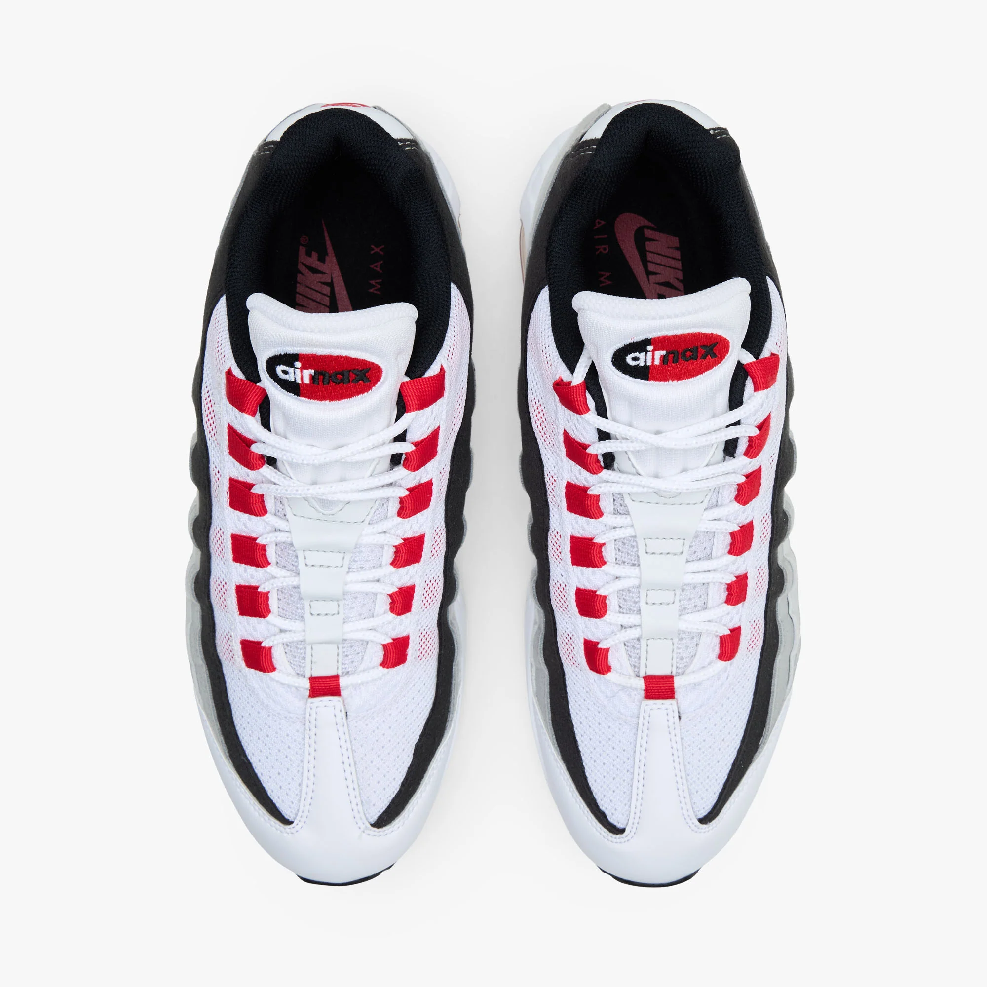 Nike Air Max 95 White / Comet Red - Neutral Grey - Image 4