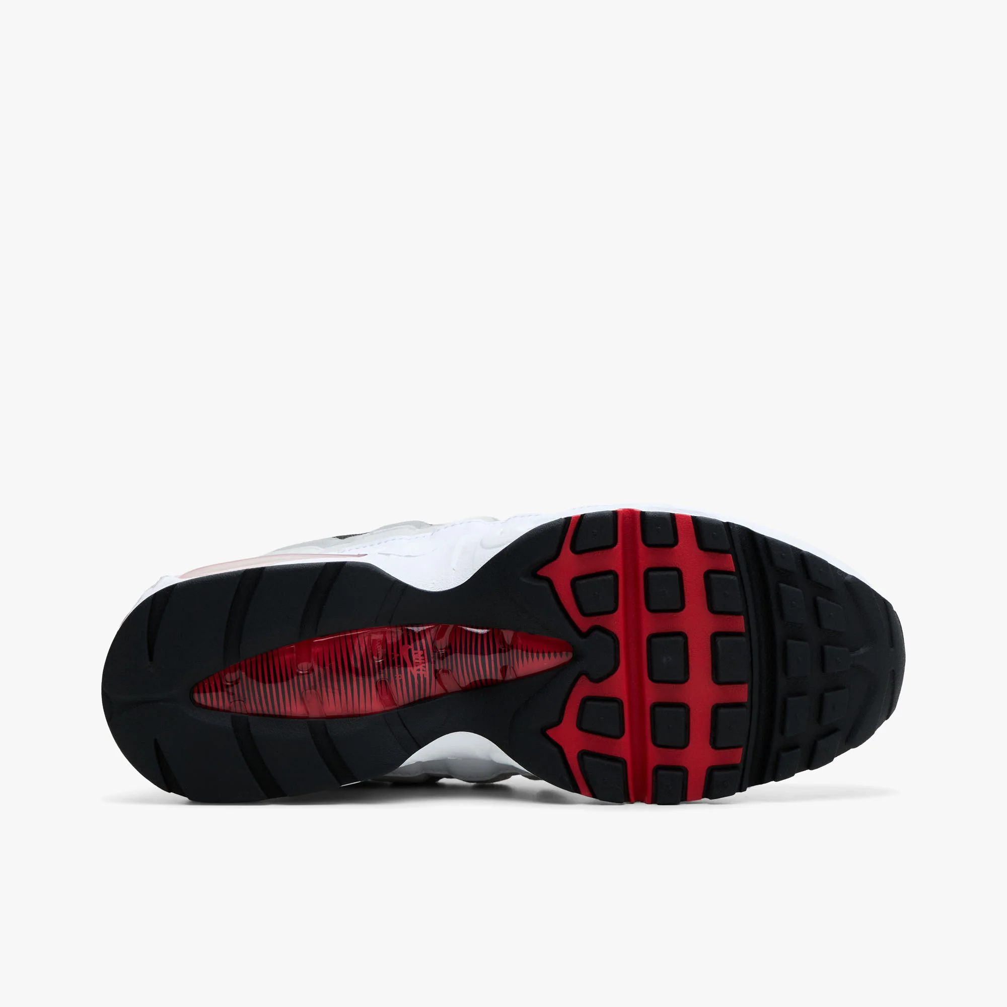 Nike Air Max 95 White / Comet Red - Neutral Grey - Image 7