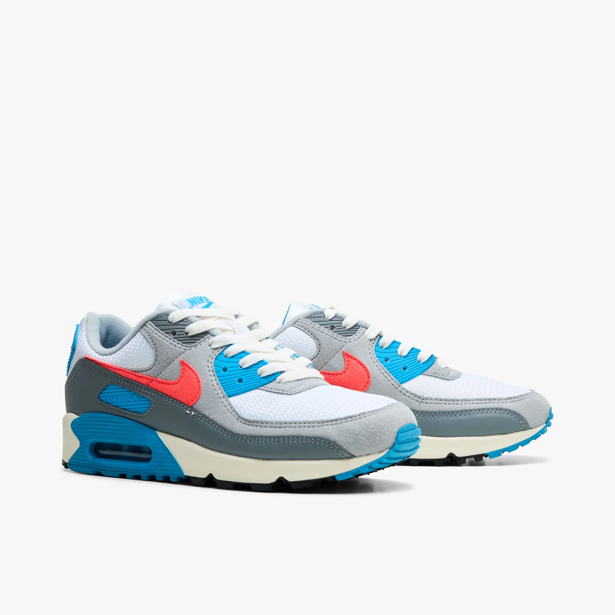 Nike Air Max III Cool Grey / Infrared 23 - Light Smoke Grey - Image 2