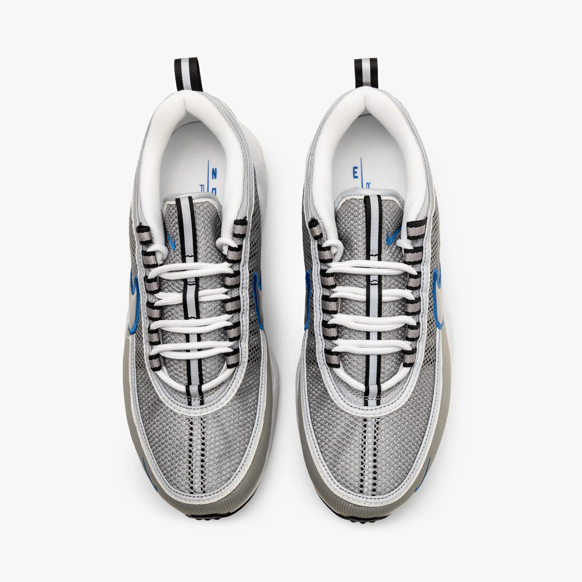 Nike Air Zoom Spiridon SP Metallic Silver / Signal Blue - Image 5