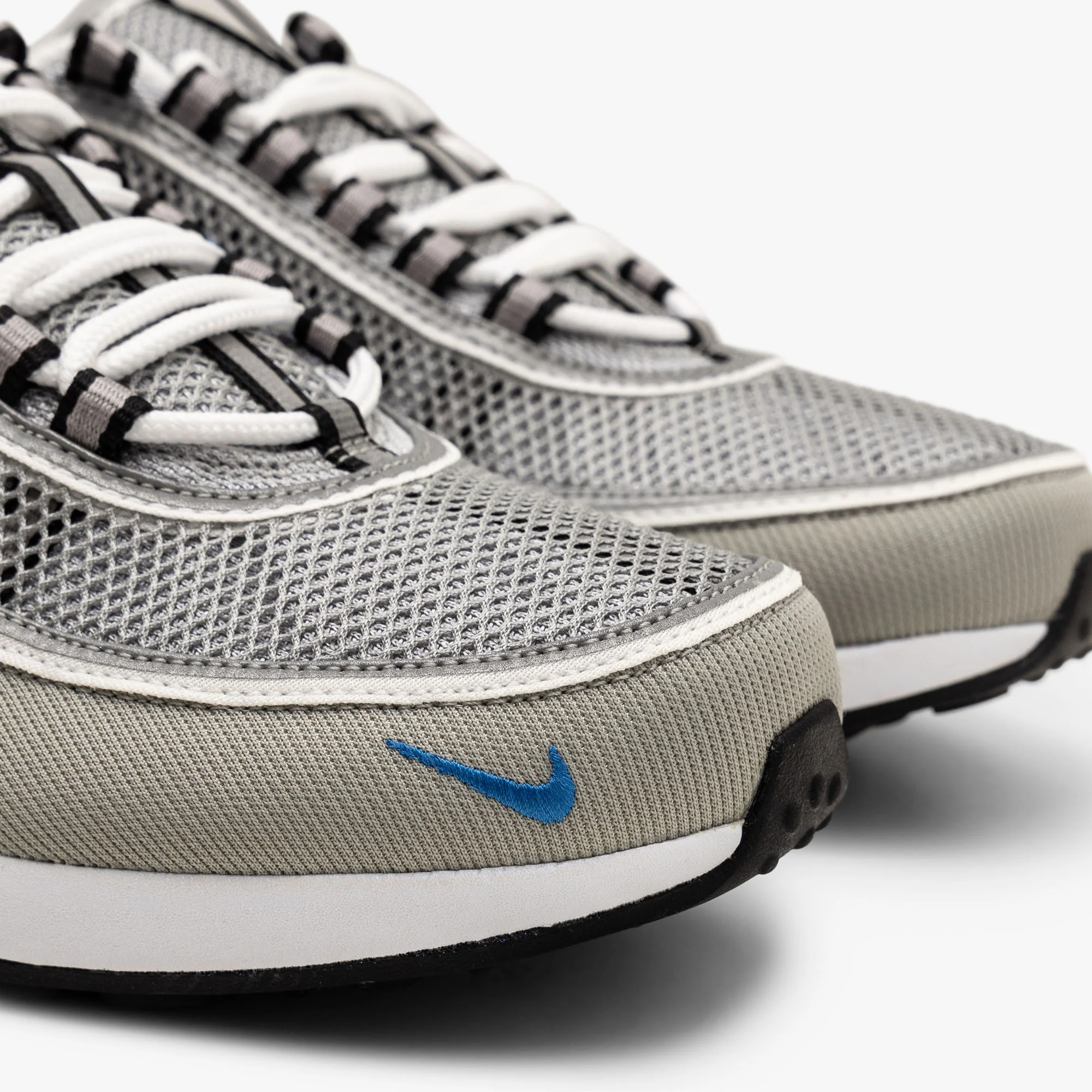 Nike Air Zoom Spiridon SP Metallic Silver / Signal Blue - Image 7
