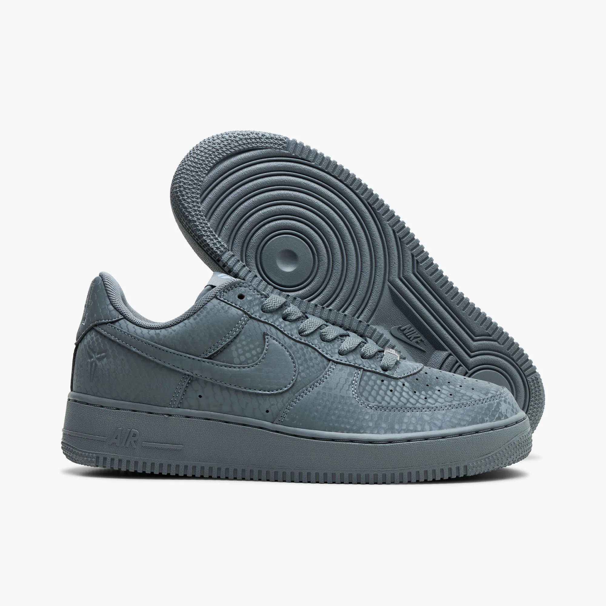 Nike Kobe Air Force 1 Low Cool Grey / Wolf Grey - Image 3