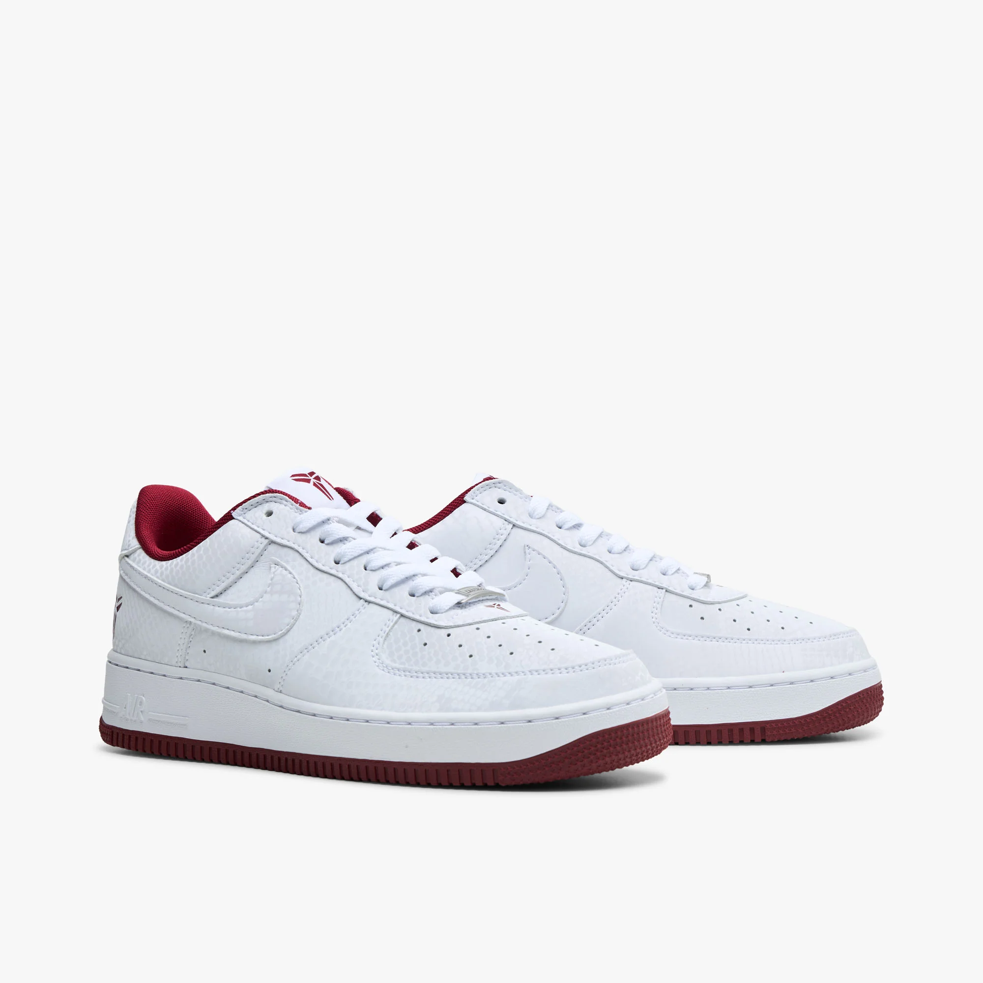 Nike Kobe Air Force 1 Low White / Team Red - Image 2