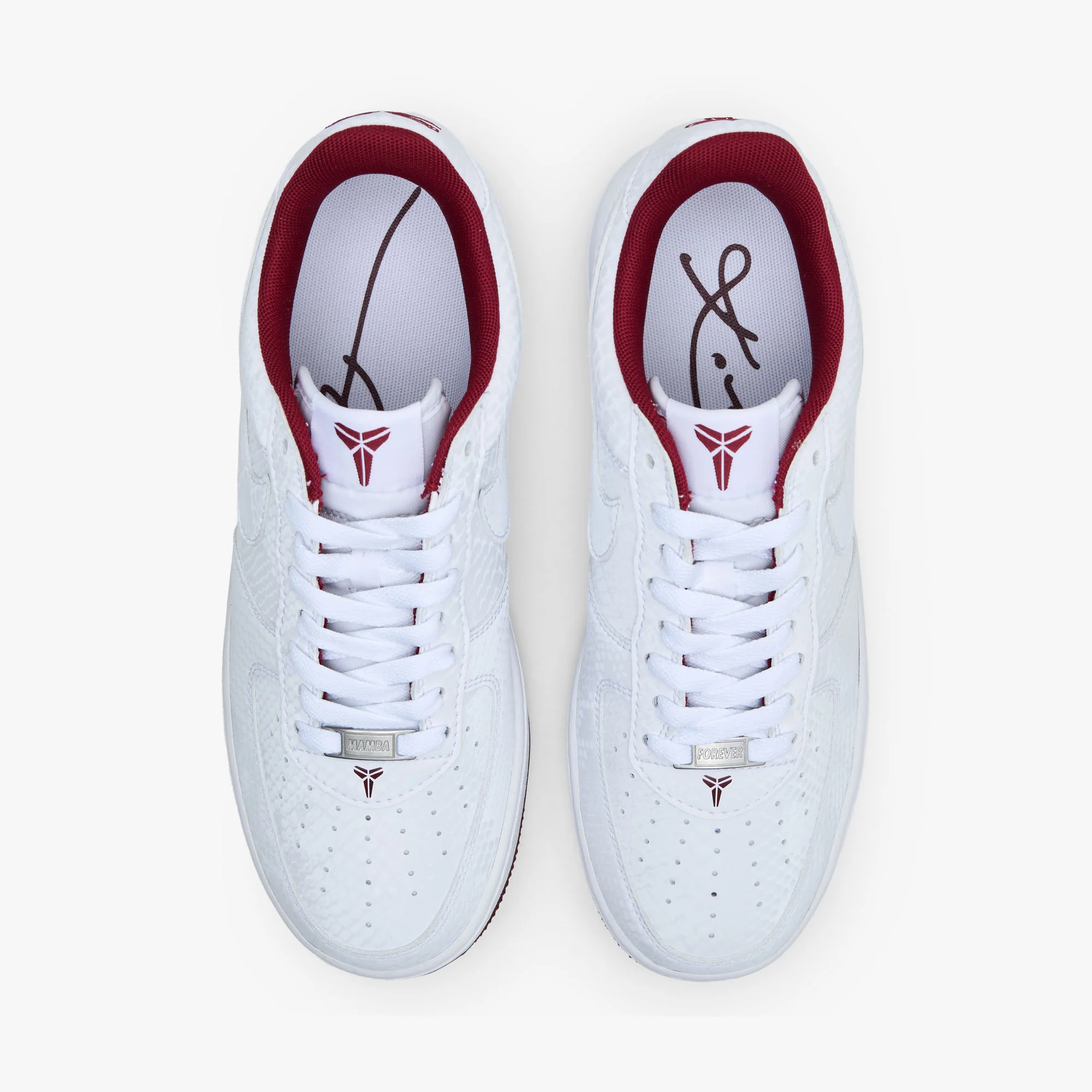 Nike Kobe Air Force 1 Low White / Team Red - Image 4