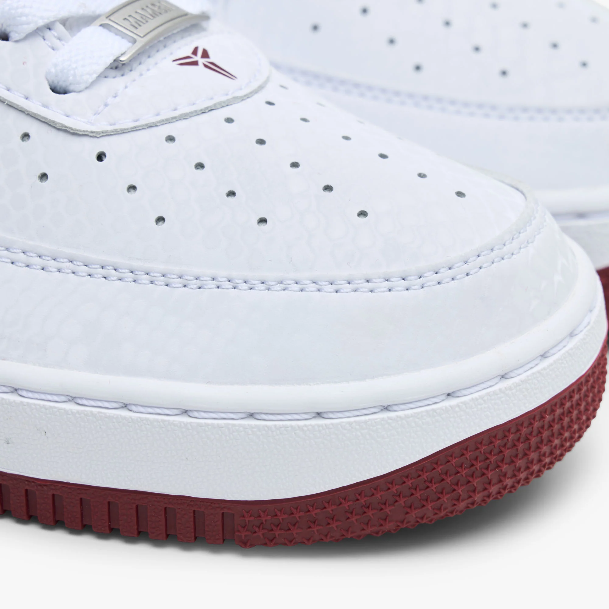 Nike Kobe Air Force 1 Low White / Team Red - Image 5