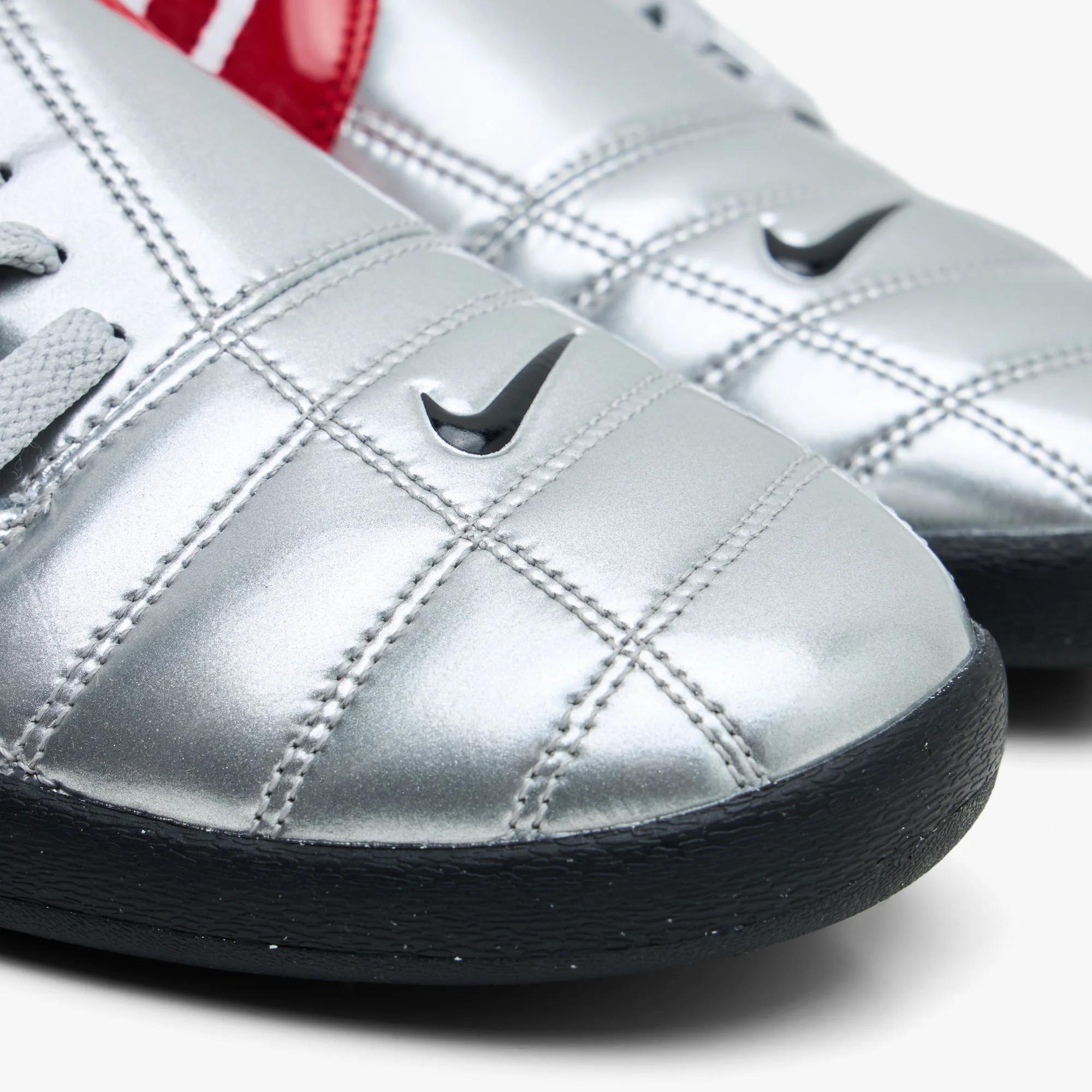 Nike Total 90 SP Metallic Silver / Black - University Red - Image 5