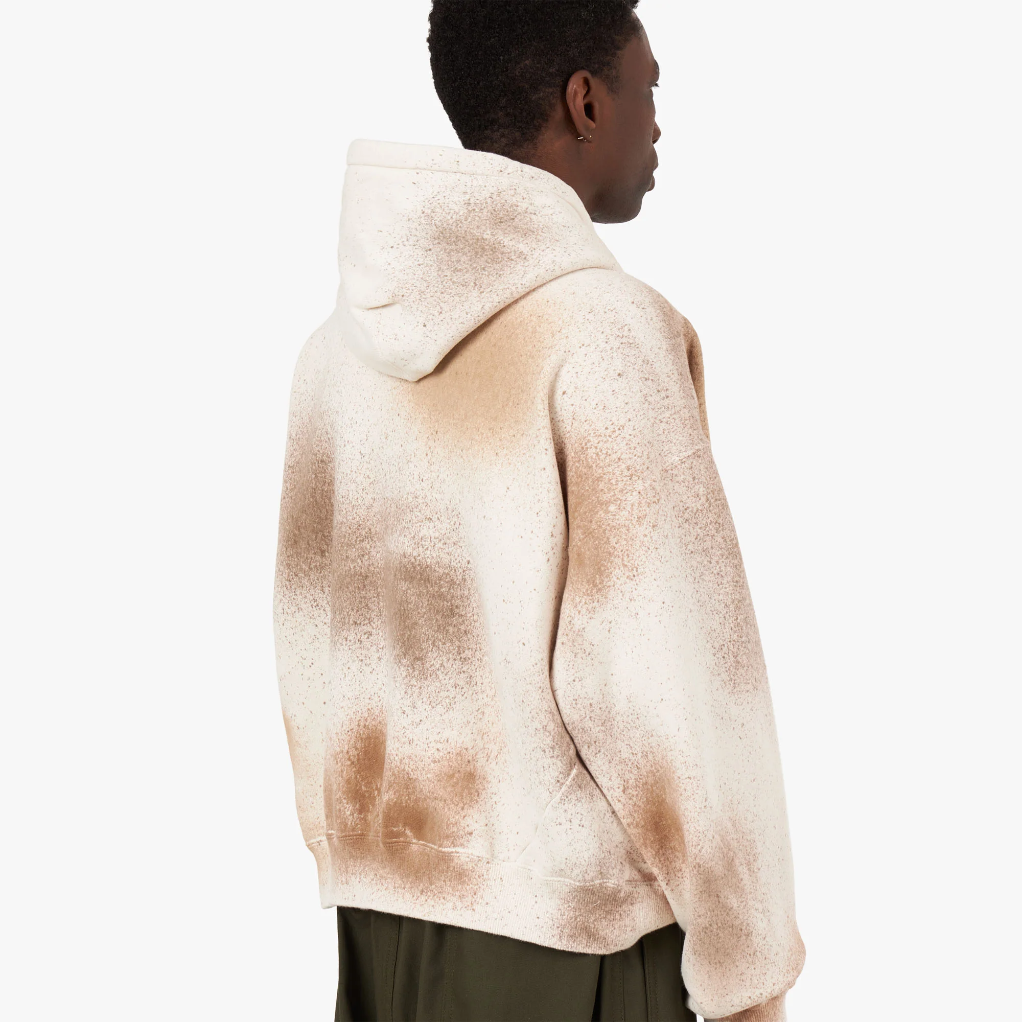 NOMA t.d. Hand Dyed Twist Pullover Hoodie / Multi - Image 3