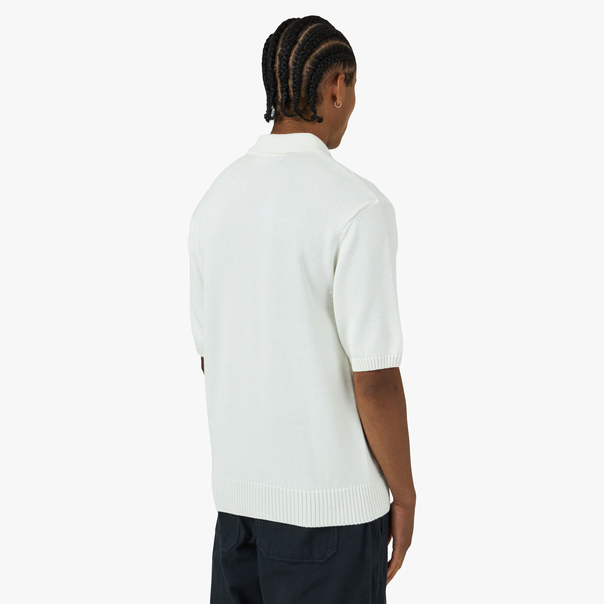 Palmes Knit Polo Off-White - Image 3