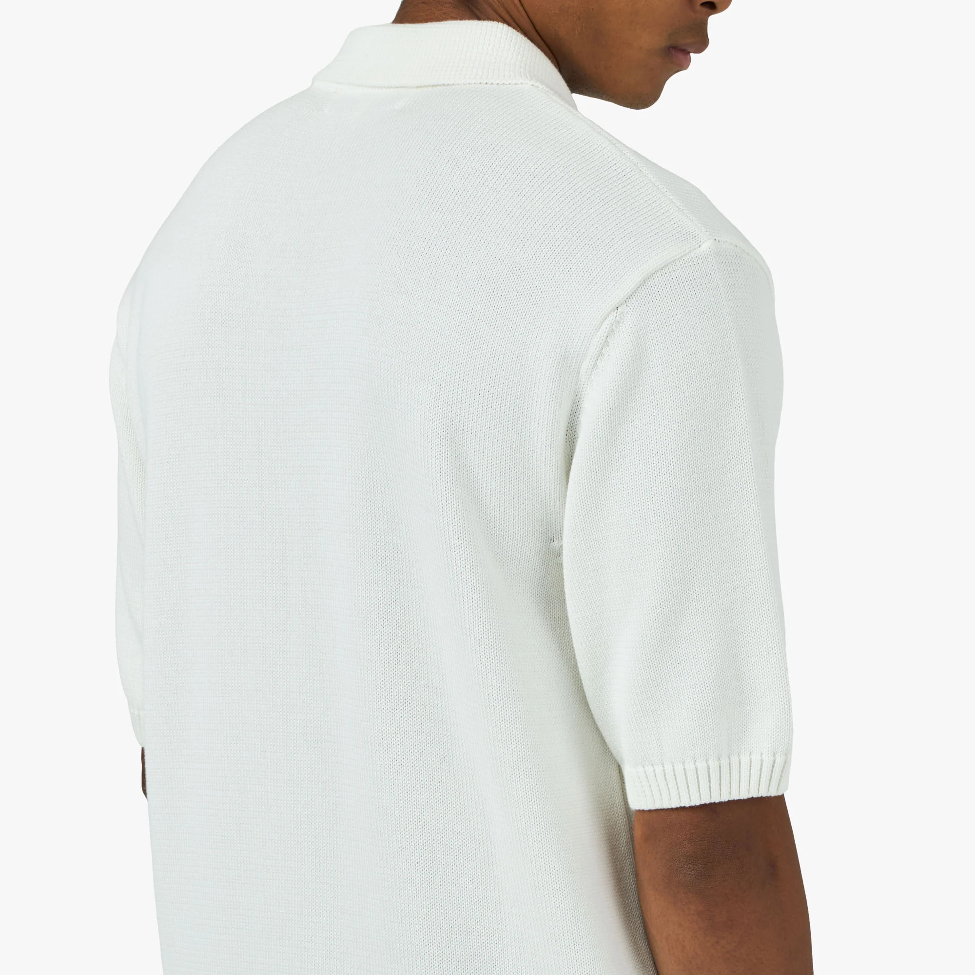 Palmes Knit Polo Off-White - Image 5