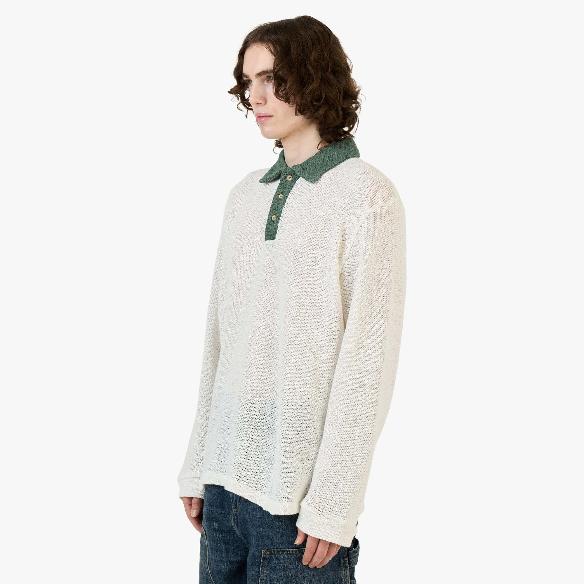 Palmes Knitted Rugby / White - Image 2