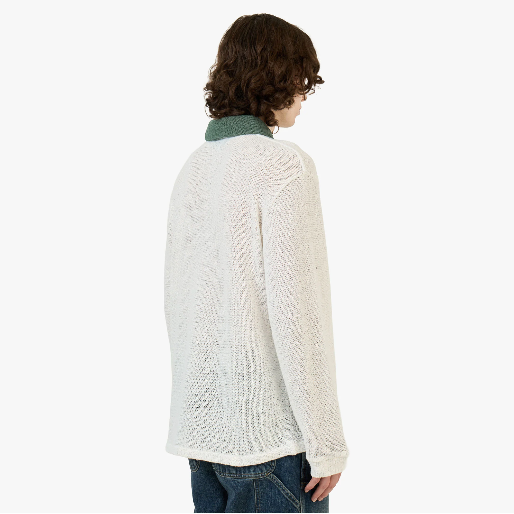 Palmes Knitted Rugby / White - Image 3