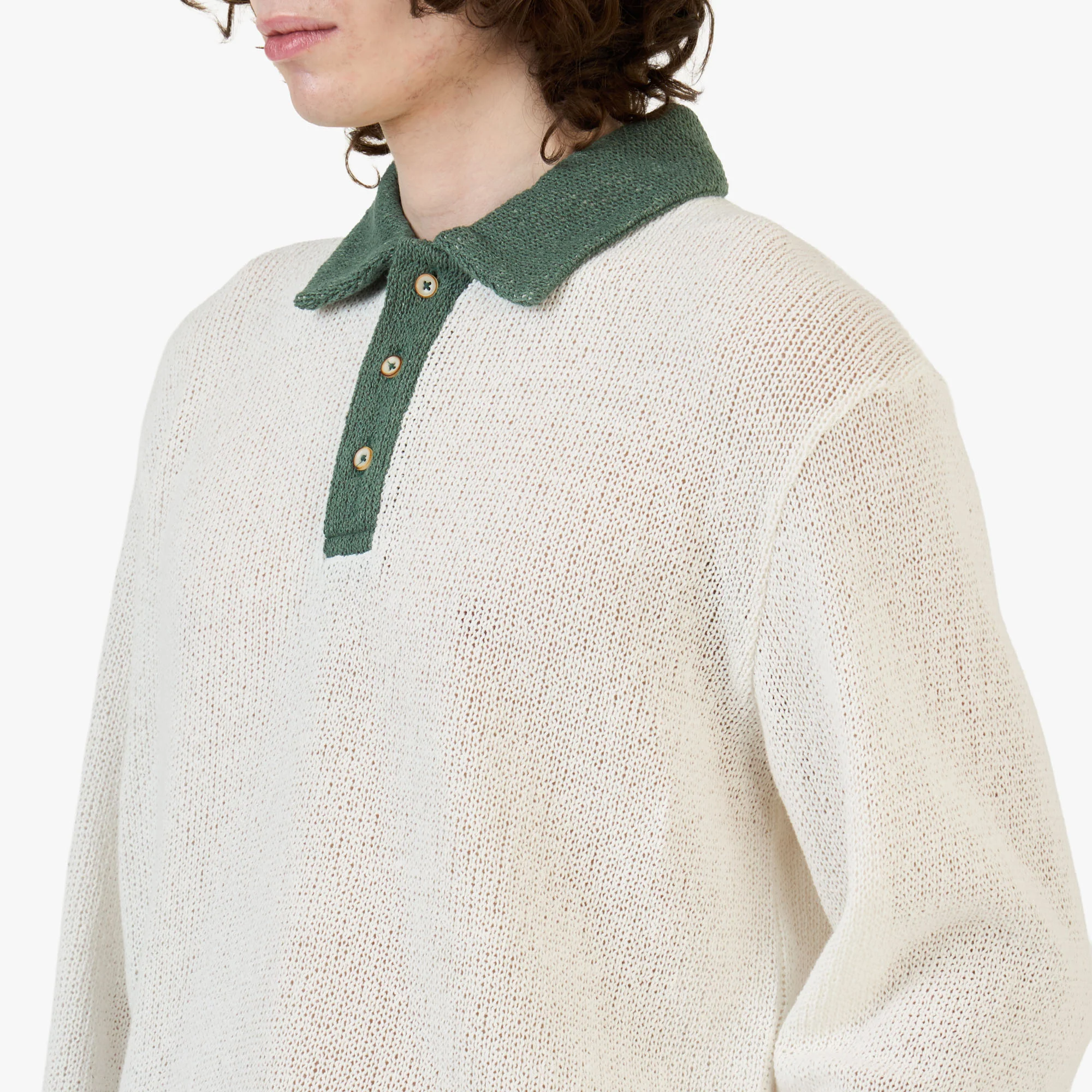 Palmes Knitted Rugby / White - Image 4