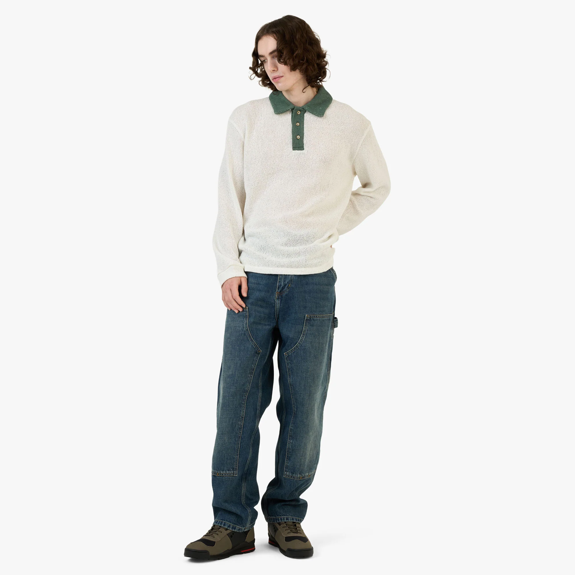 Palmes Knitted Rugby / White - Image 6
