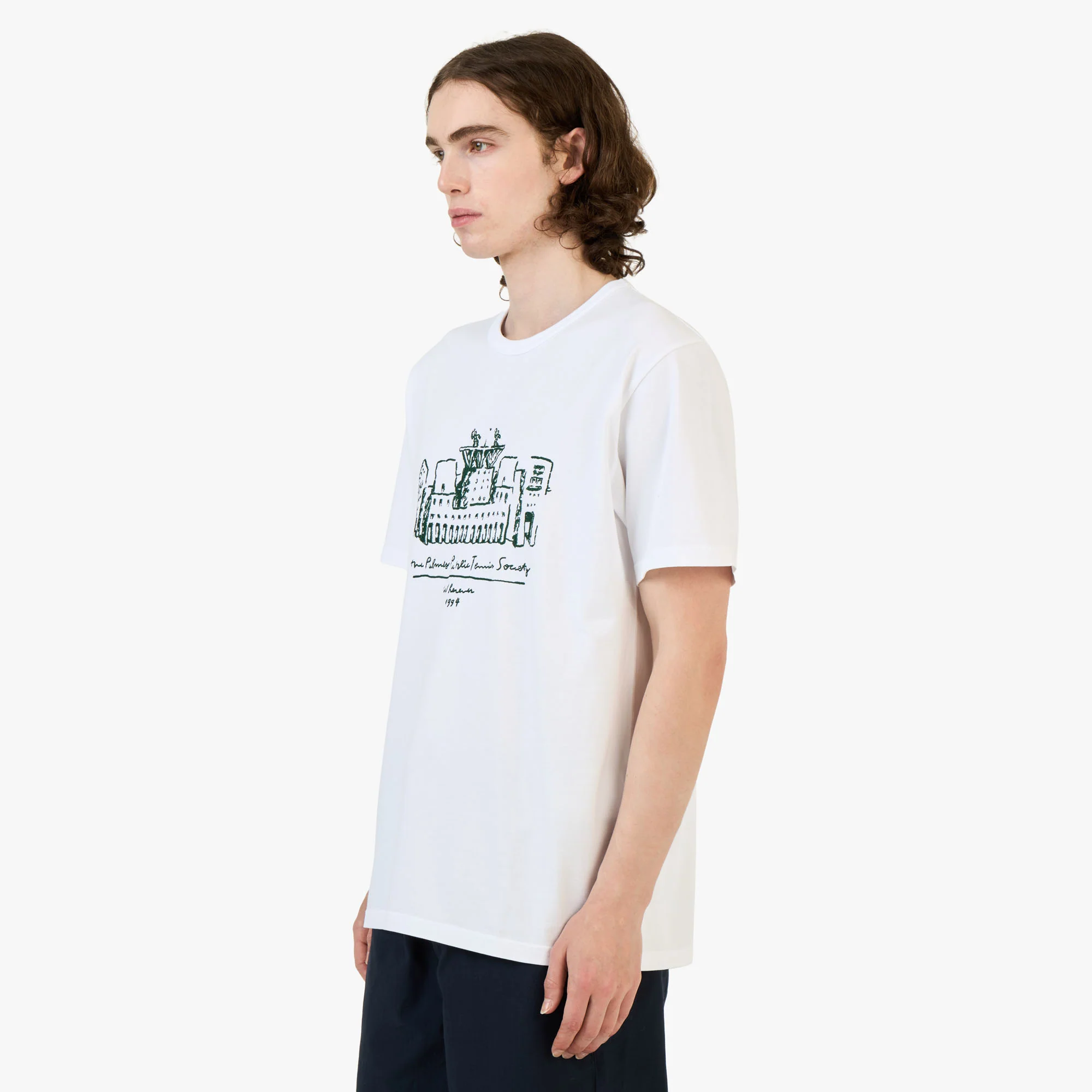 Palmes Public T-Shirt / White - Image 2