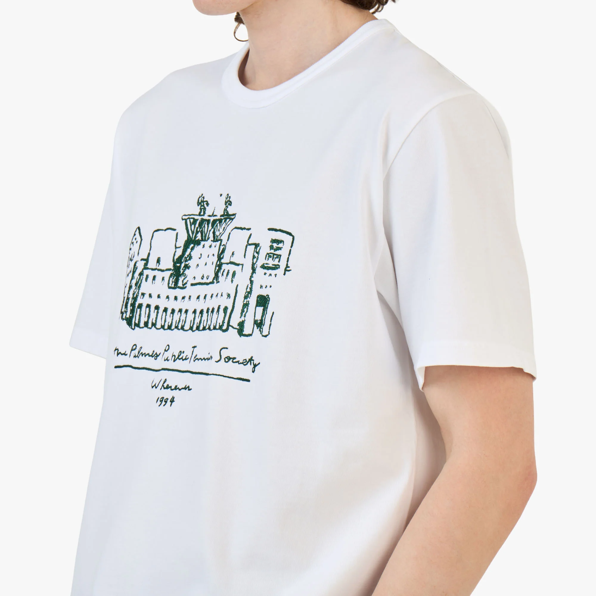 Palmes Public T-Shirt / White - Image 4