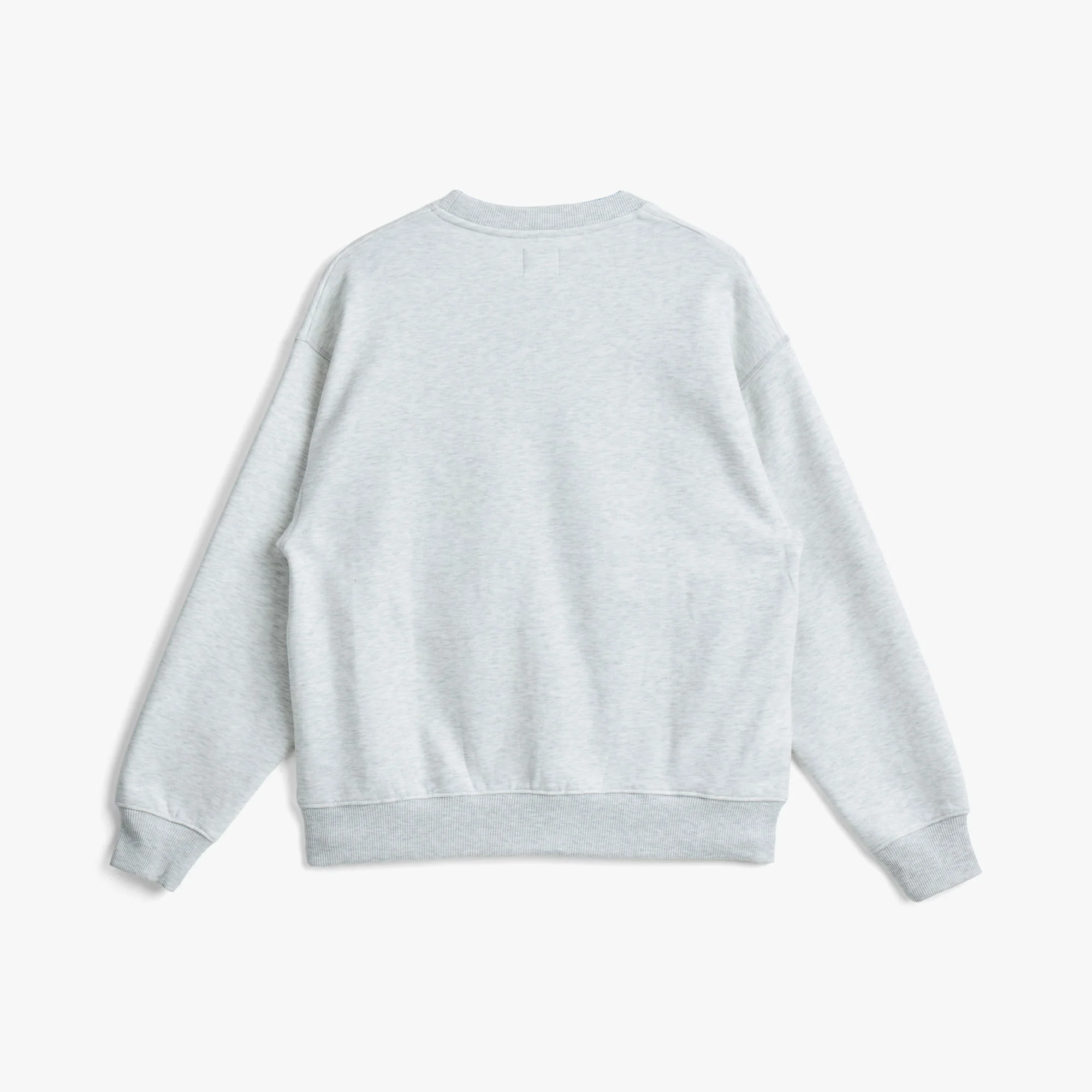 Patta Arc Logo Crewneck Sweater / Light Melange Grey - Image 8