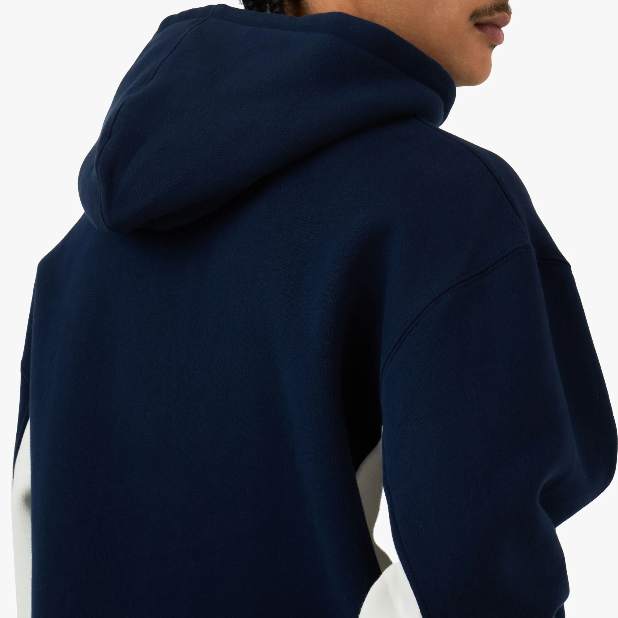 Patta Chenille Logo Hooded Sweater / Navy - Image 5
