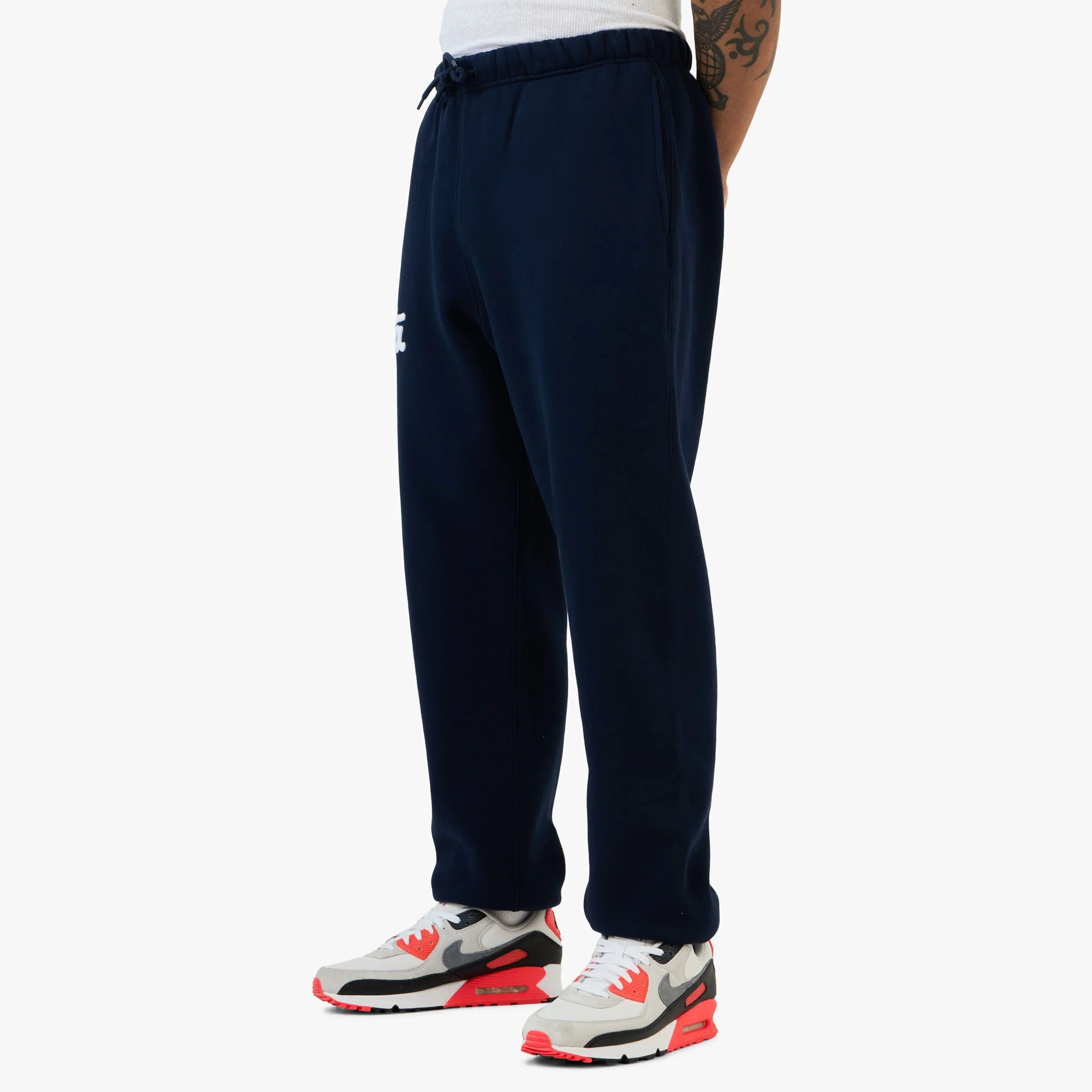 Patta Chenille Logo Jogging Pants / Navy - Image 2
