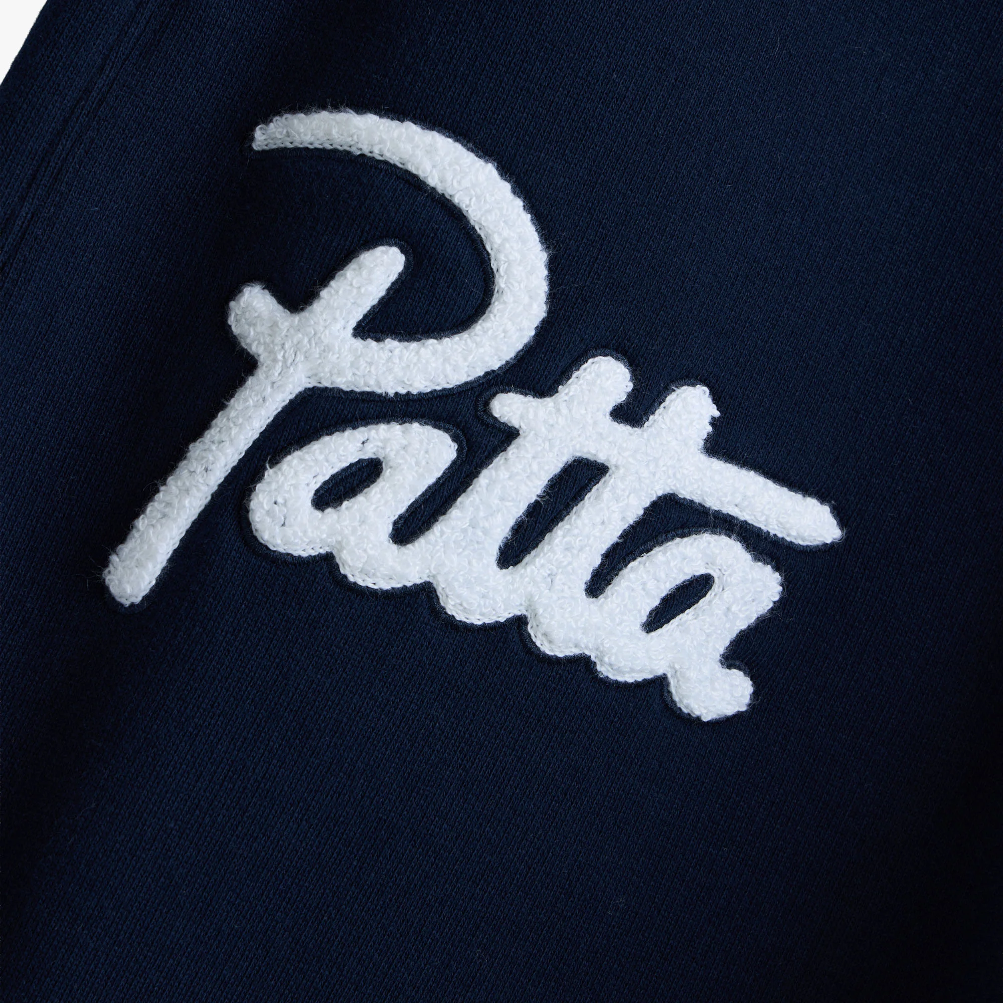 Patta Chenille Logo Jogging Pants / Navy - Image 9