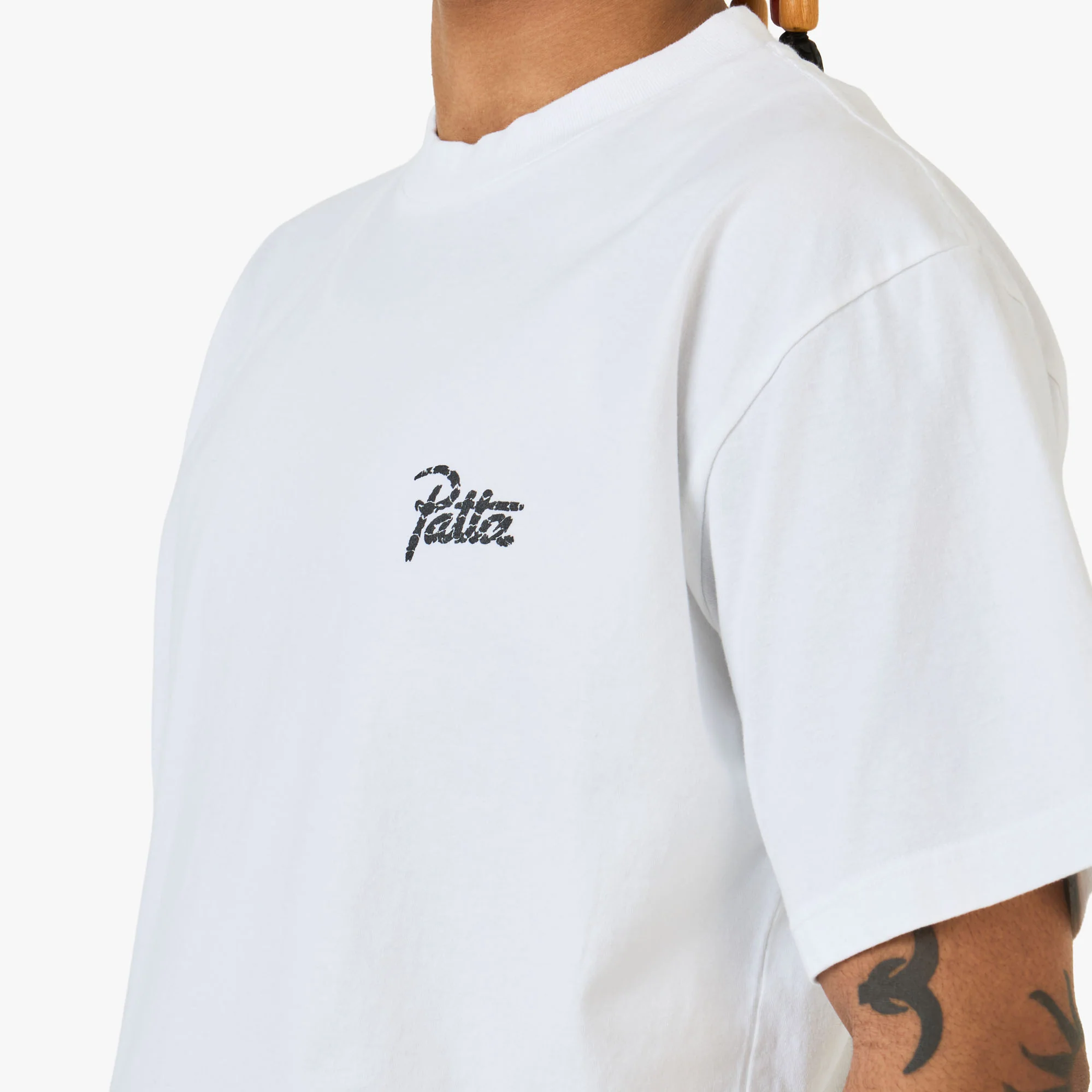 Patta Croco T-Shirt / White - Image 5