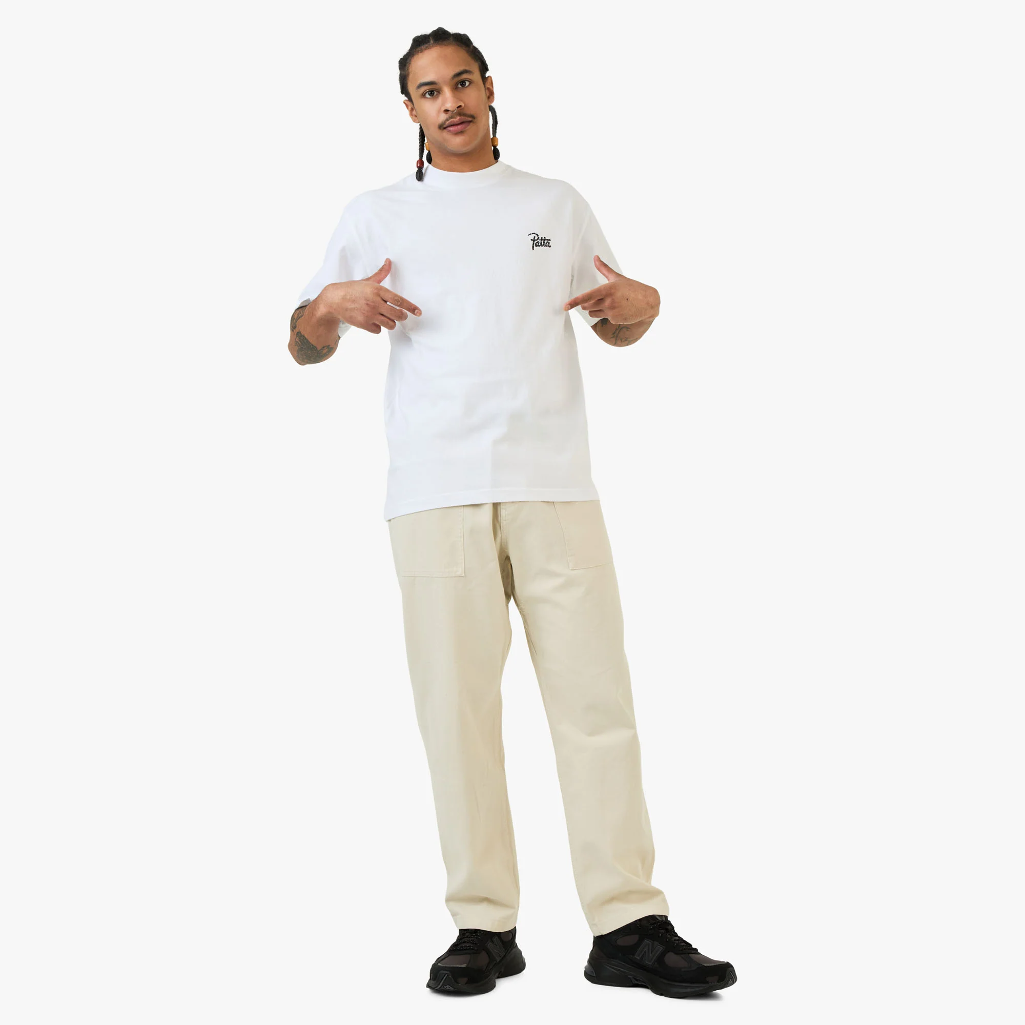 Patta Croco T-Shirt / White - Image 6