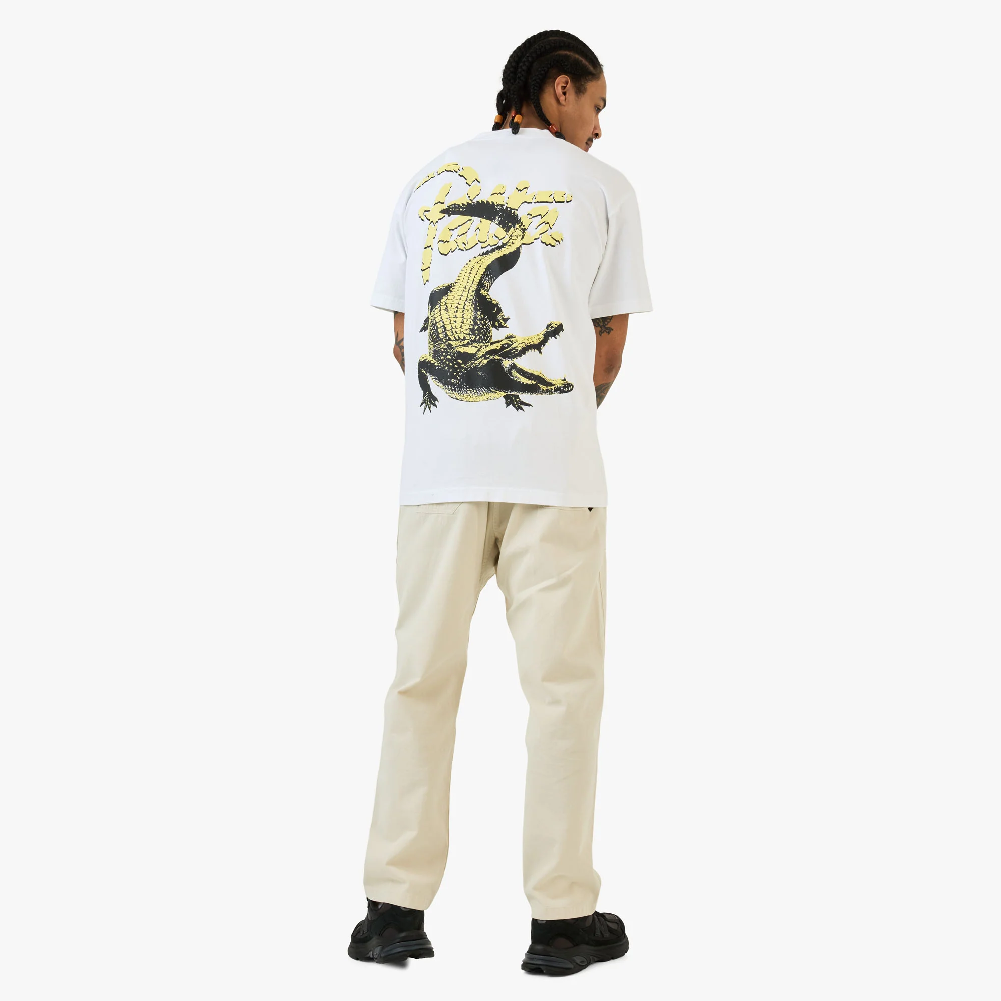 Patta Croco T-Shirt / White - Image 7