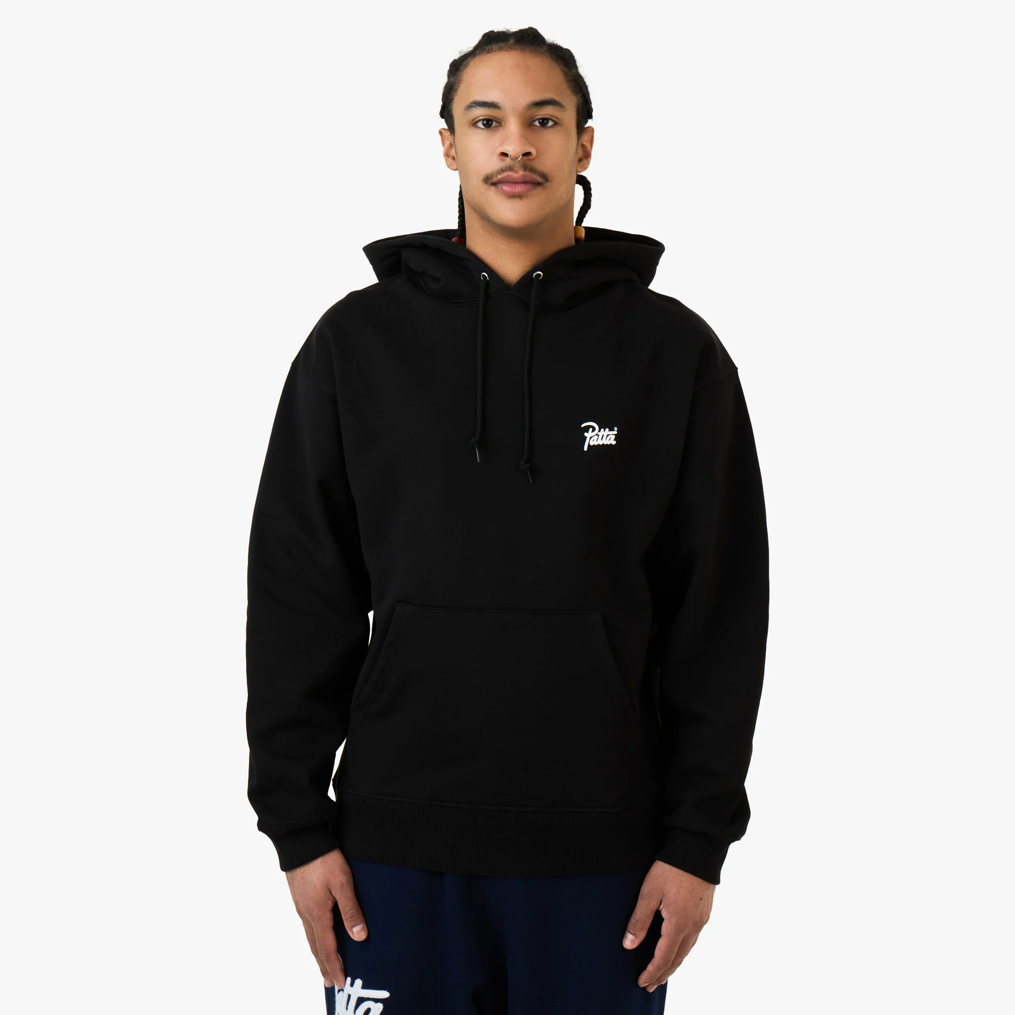 Patta Protect Yourself Hooded Sweater / Black - Image 2