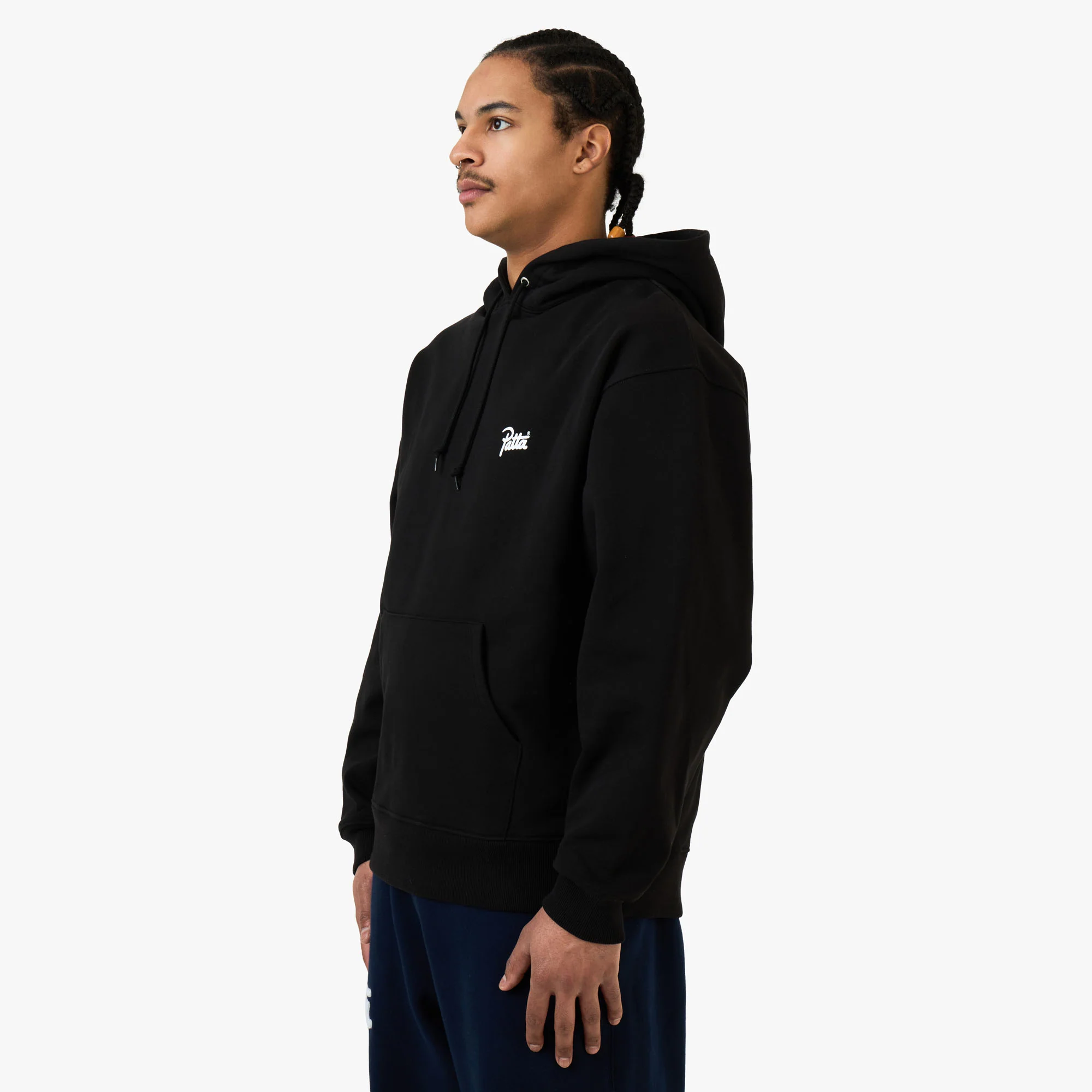 Patta Protect Yourself Hooded Sweater / Black - Image 3
