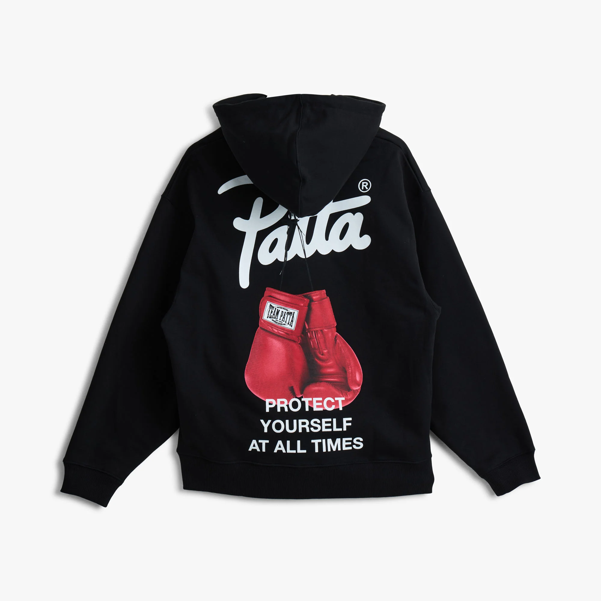 Patta Protect Yourself Hooded Sweater / Black - Image 8
