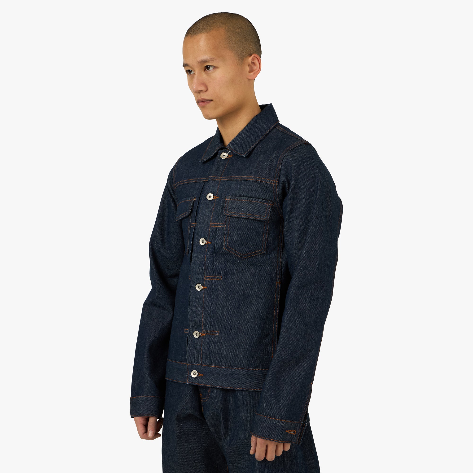 PlazaWorks Modern Type 2 Denim Jacket Indigo Raw - Image 2