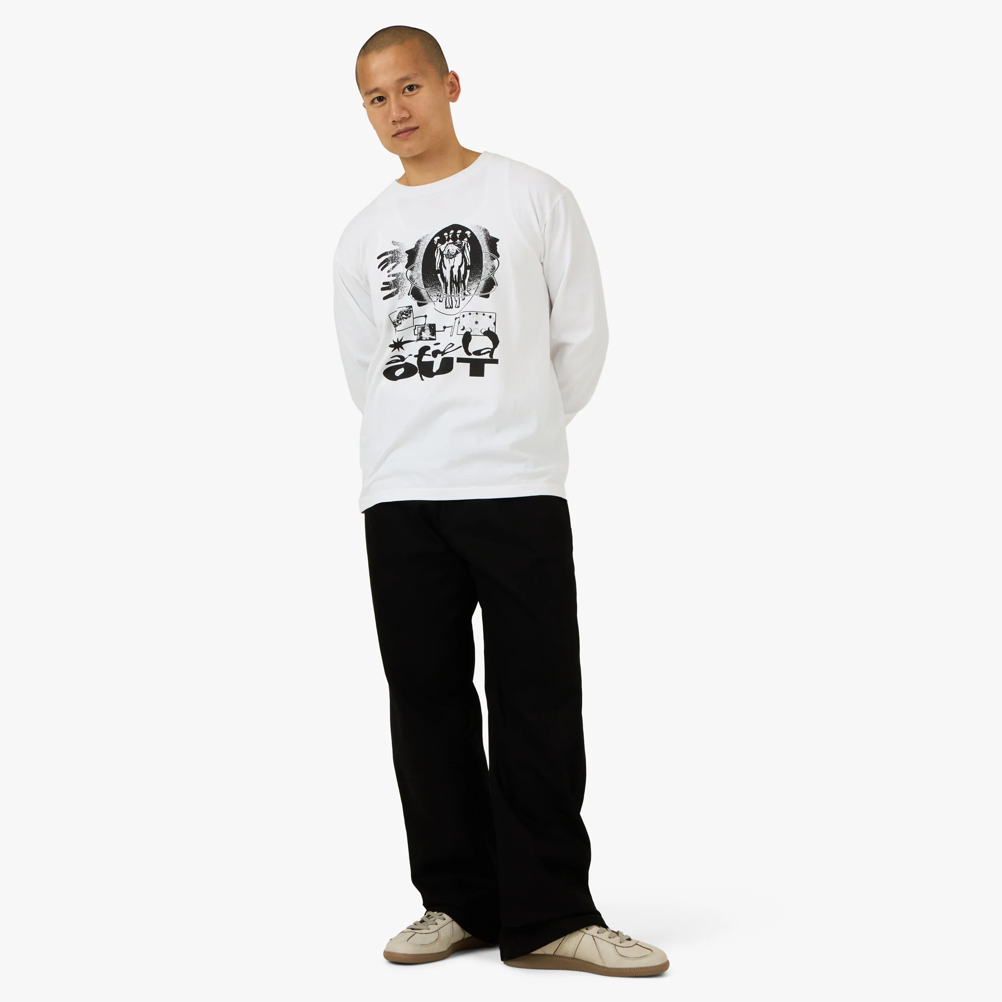 PlazaWorks Modern Wide 5 Pocket Jean Black - Image 6