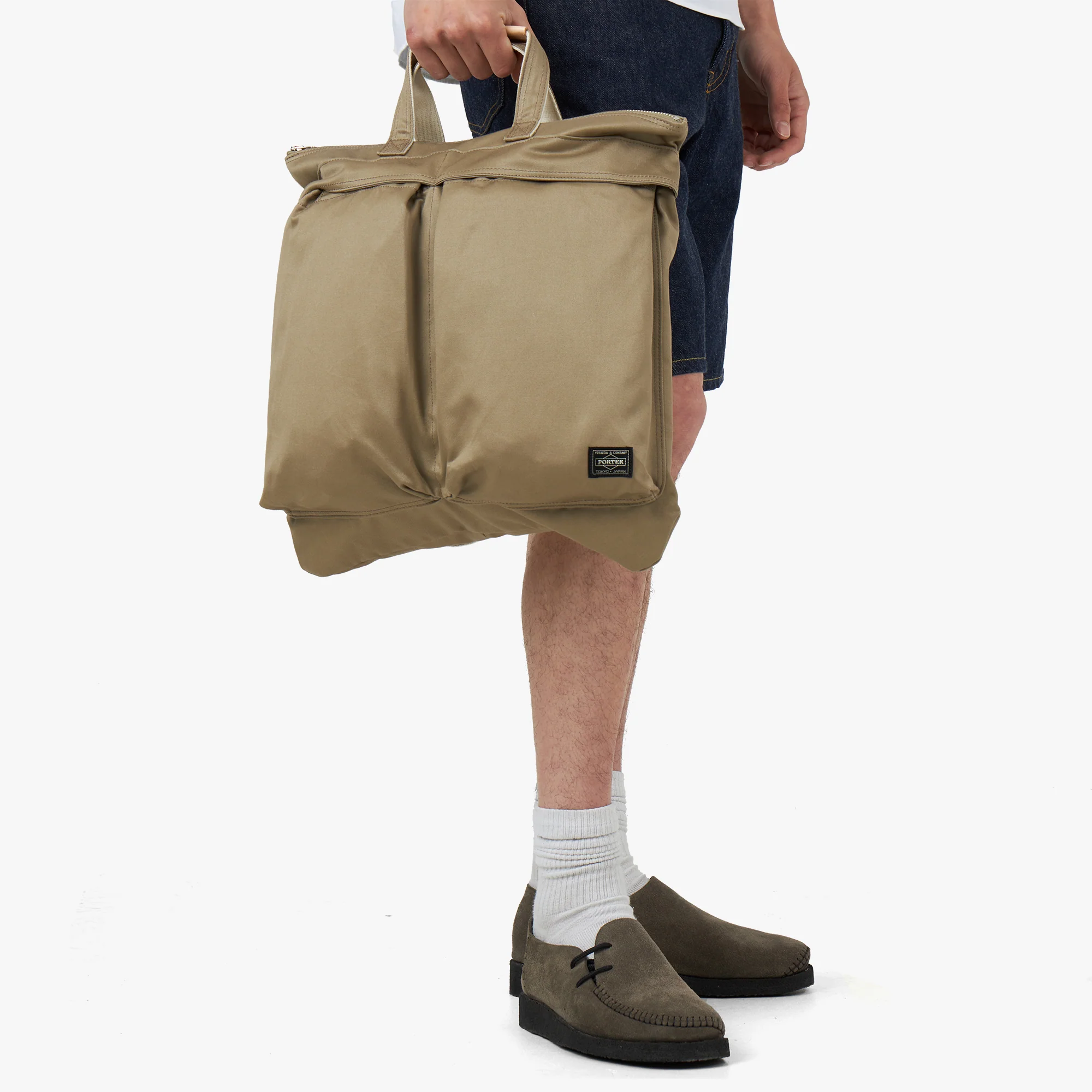 PORTER Weapon 2Way Helmet Bag / Beige - Image 3