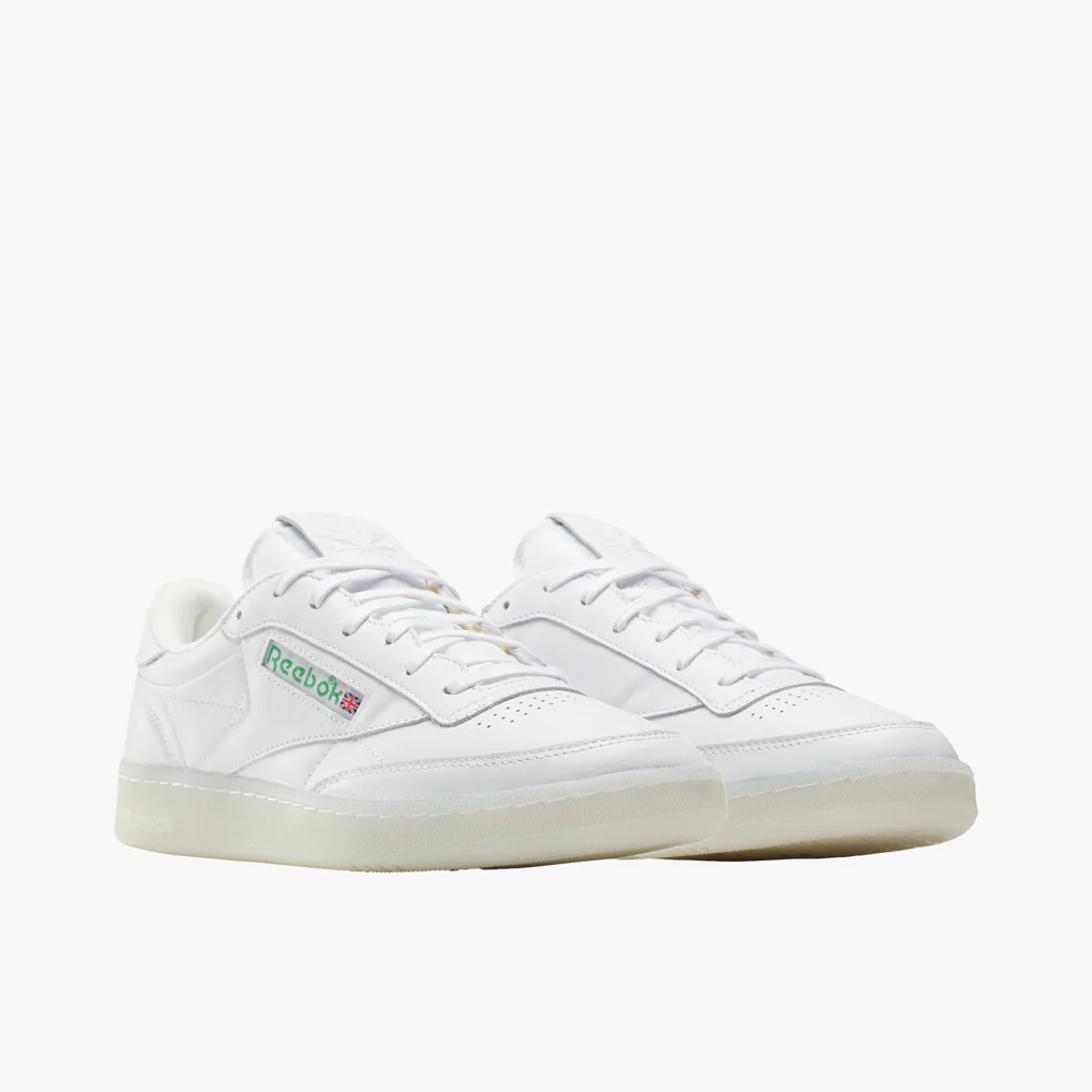 Reebok Club C 85 Vintage White / Glen Green - Vector Red - Image 2