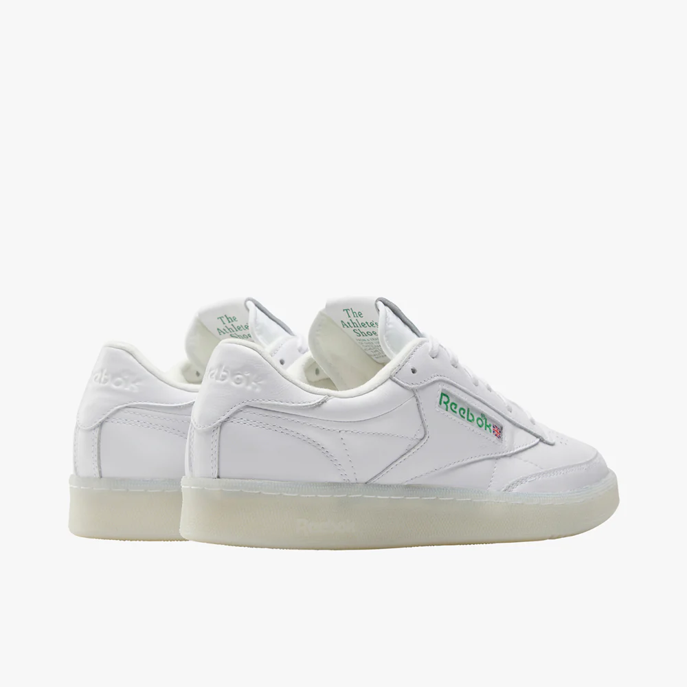 Reebok Club C 85 Vintage White / Glen Green - Vector Red - Image 3